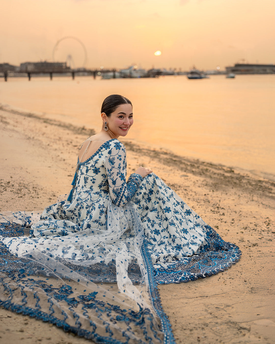 Faiza Saqlain Embroidered Luxury Lawn