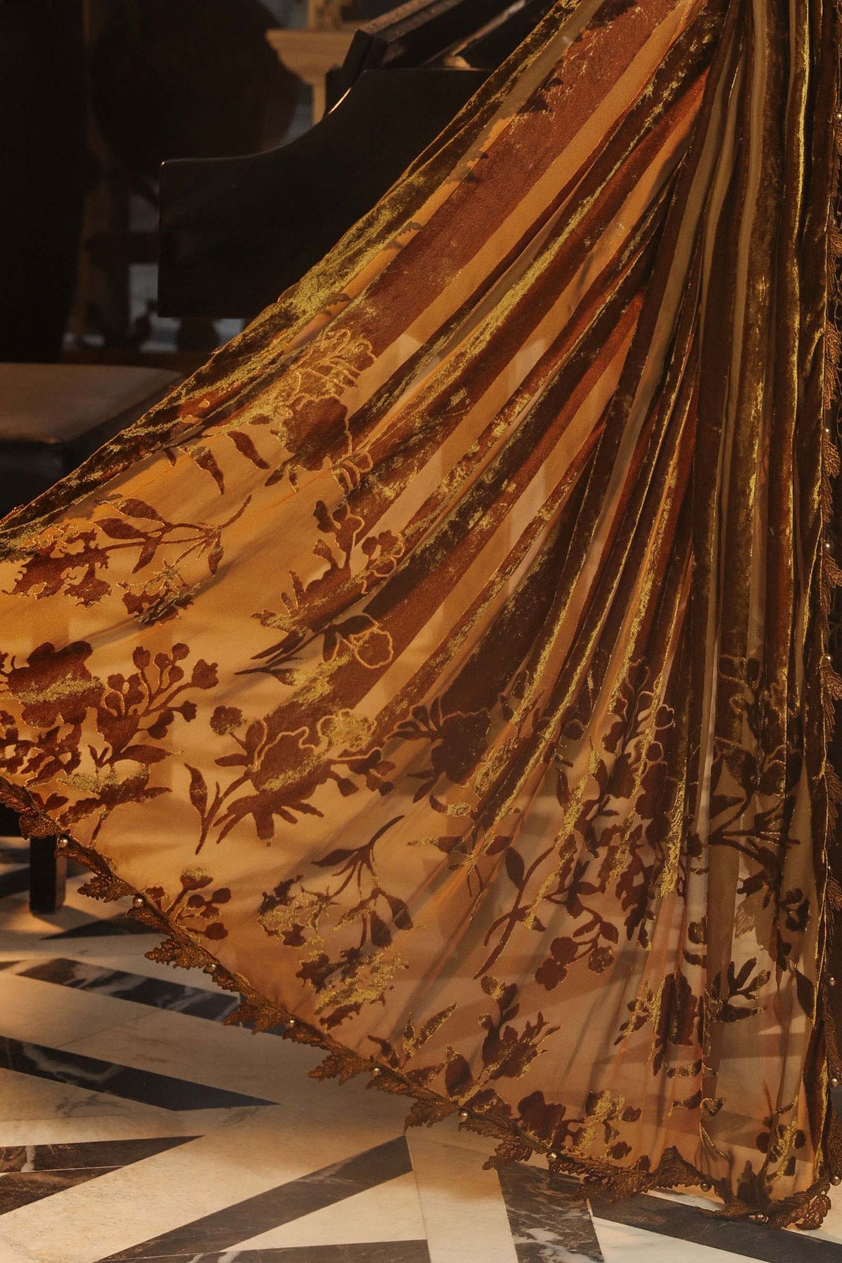 Maria B Embroidered Luxury Chiffon Dress