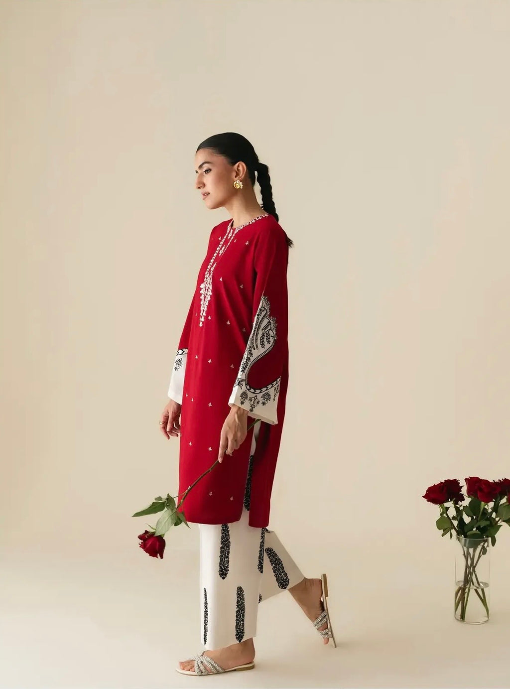 Aghanoor Embroidered Suit