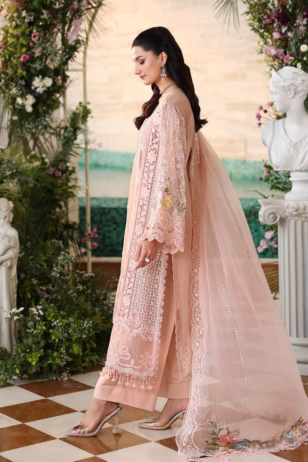 Maria B Embroidered Luxury Chiffon