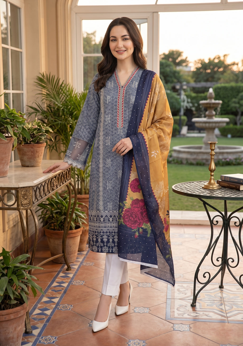 Ghani Embroidered Luxury Lawn