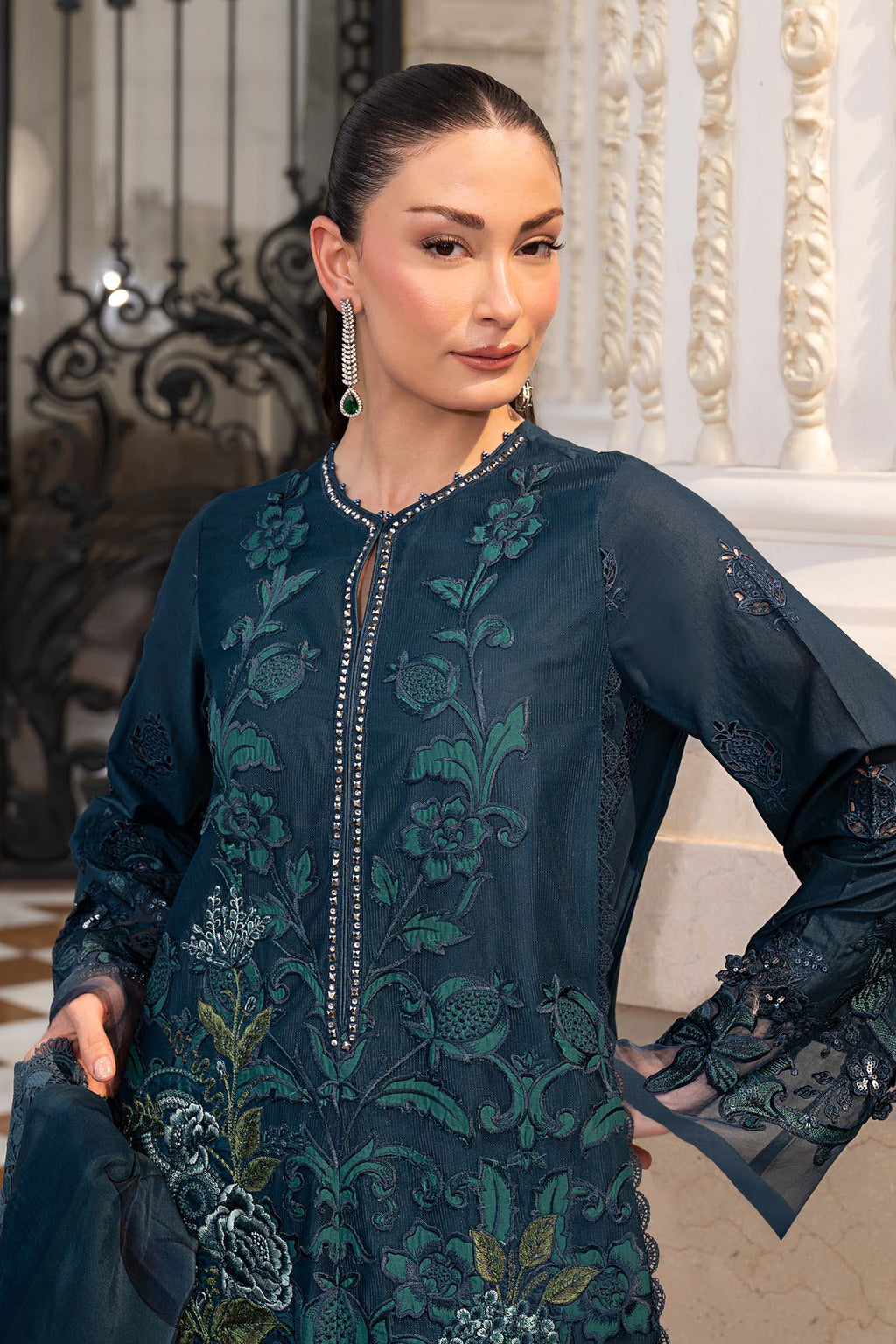 Maria B Embroidered Luxury Lawn