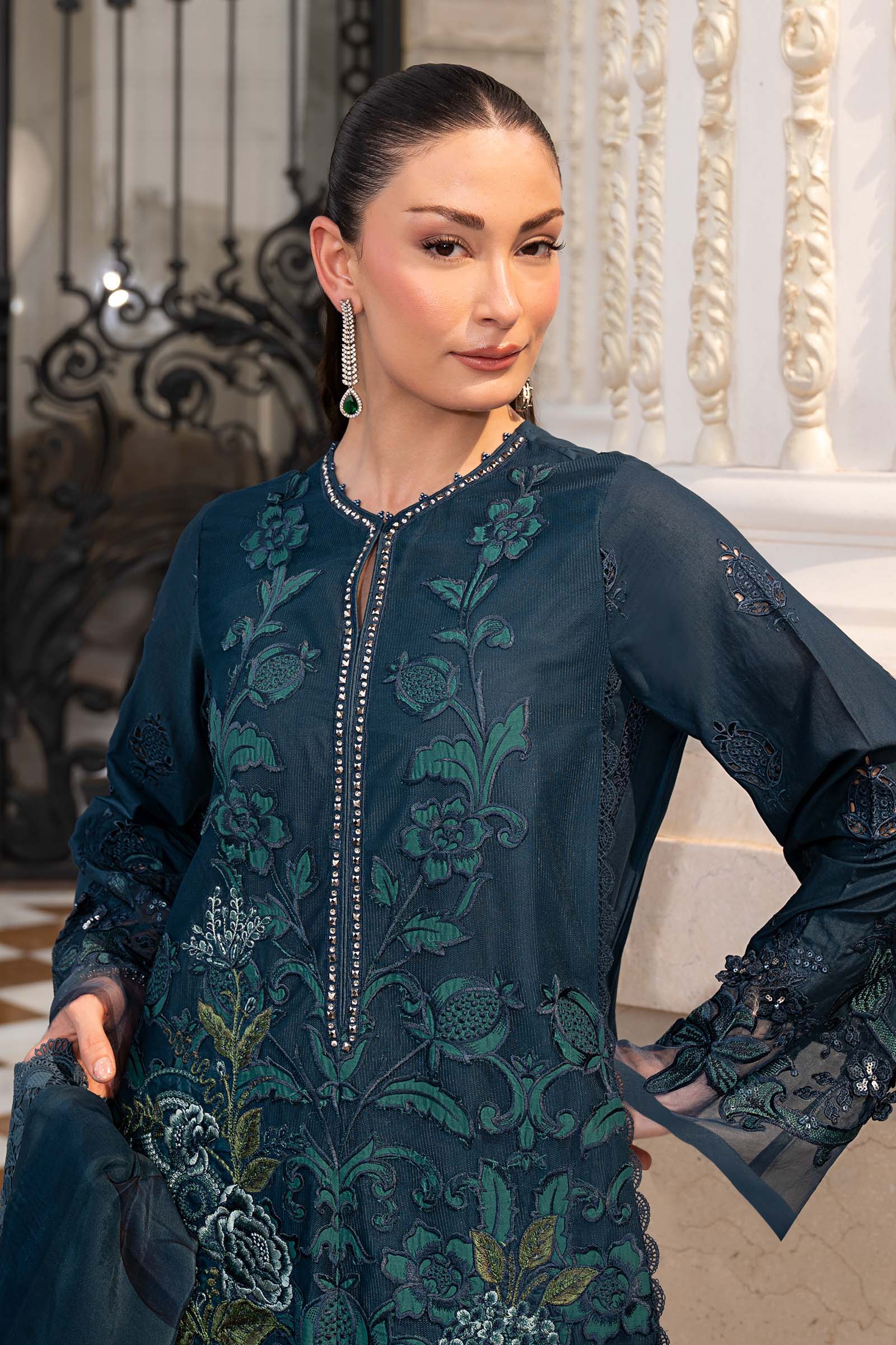 Maria B Embroidered Luxury Lawn