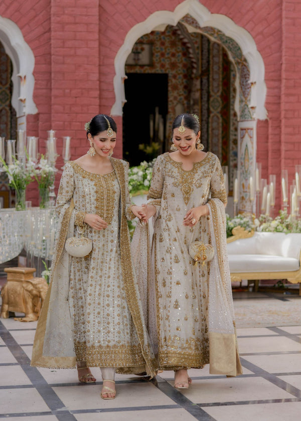 Haris Shakeel Handmade 3 Pc Suit