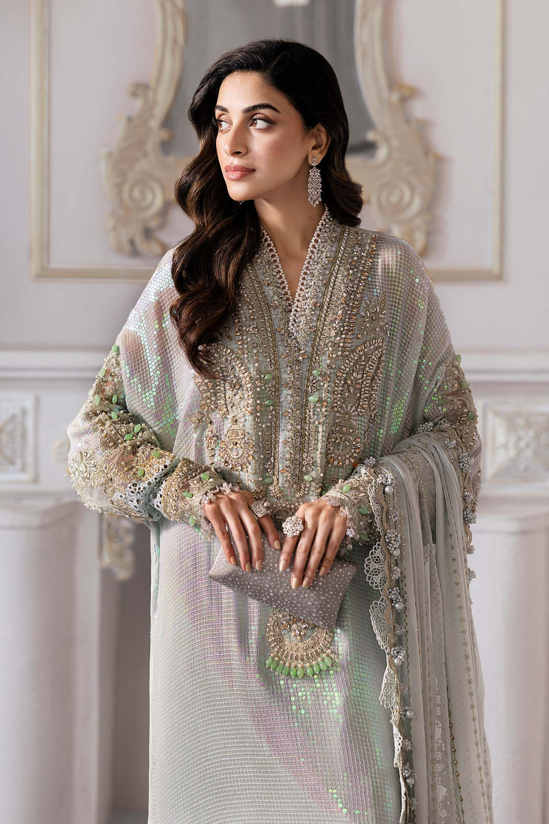 Maria B Luxury Embroidered Chiffon