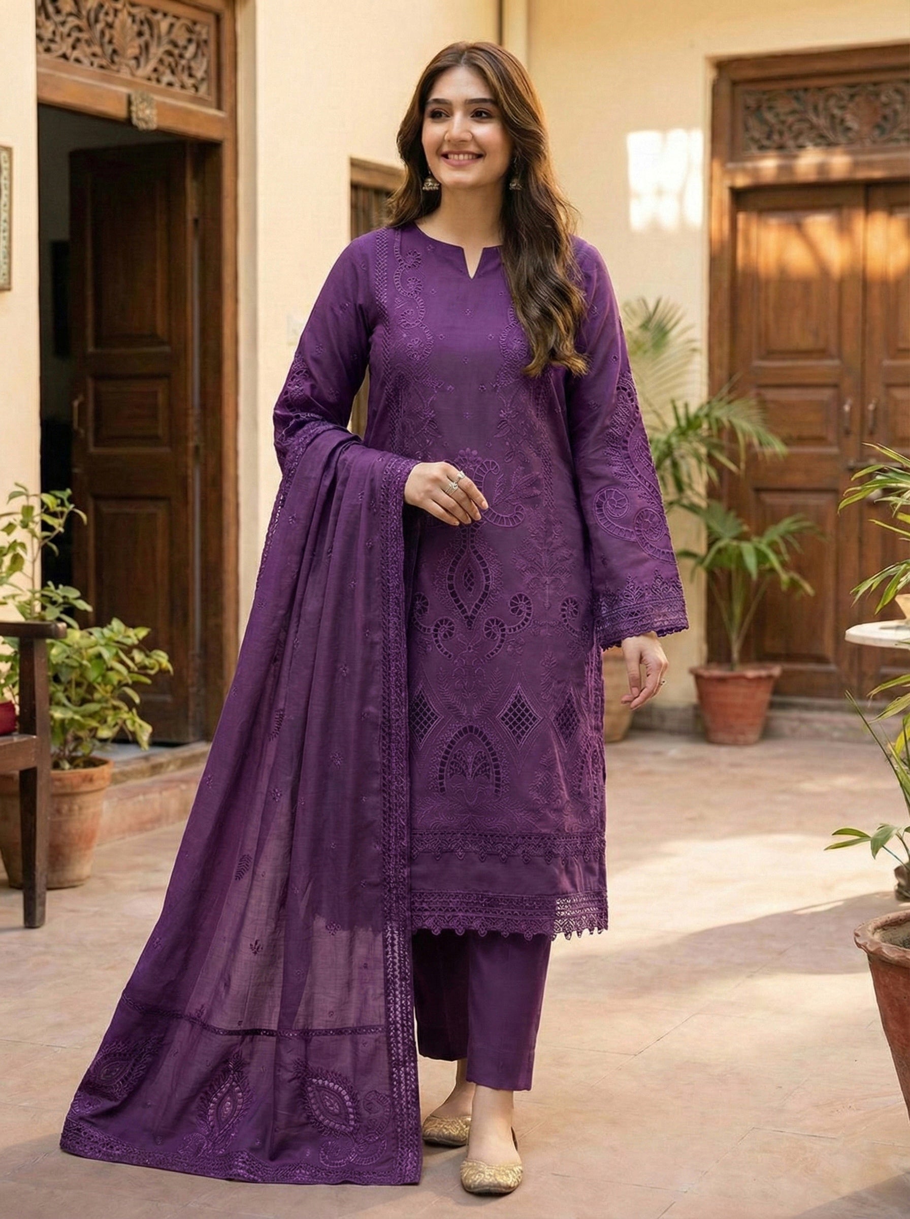 Ghani Creation Embroidered Luxury Lawn 26’