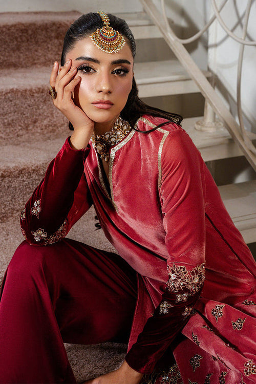Cherry Wine Designer Wear Dress