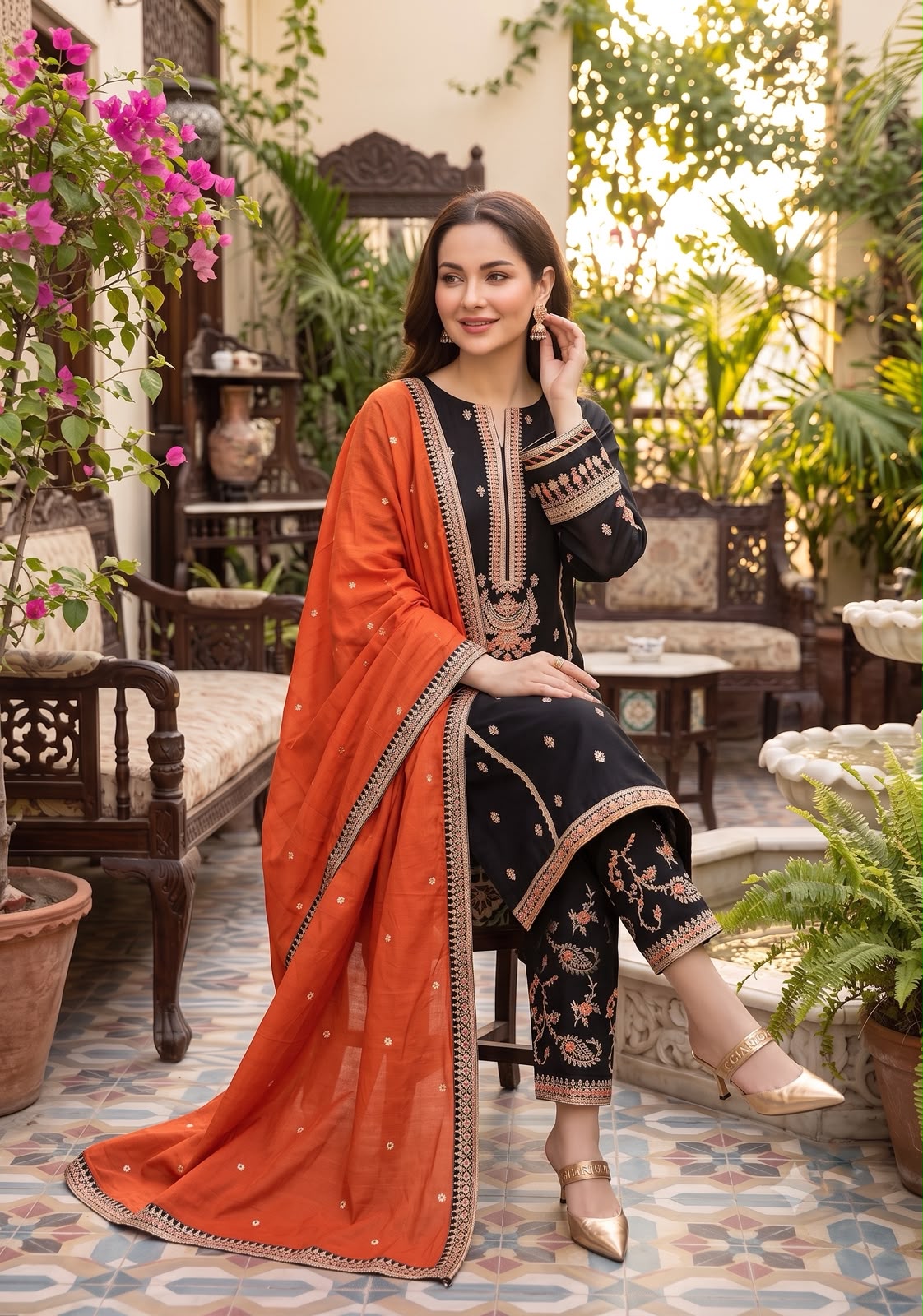 Ghani Embroidered Luxury Lawn