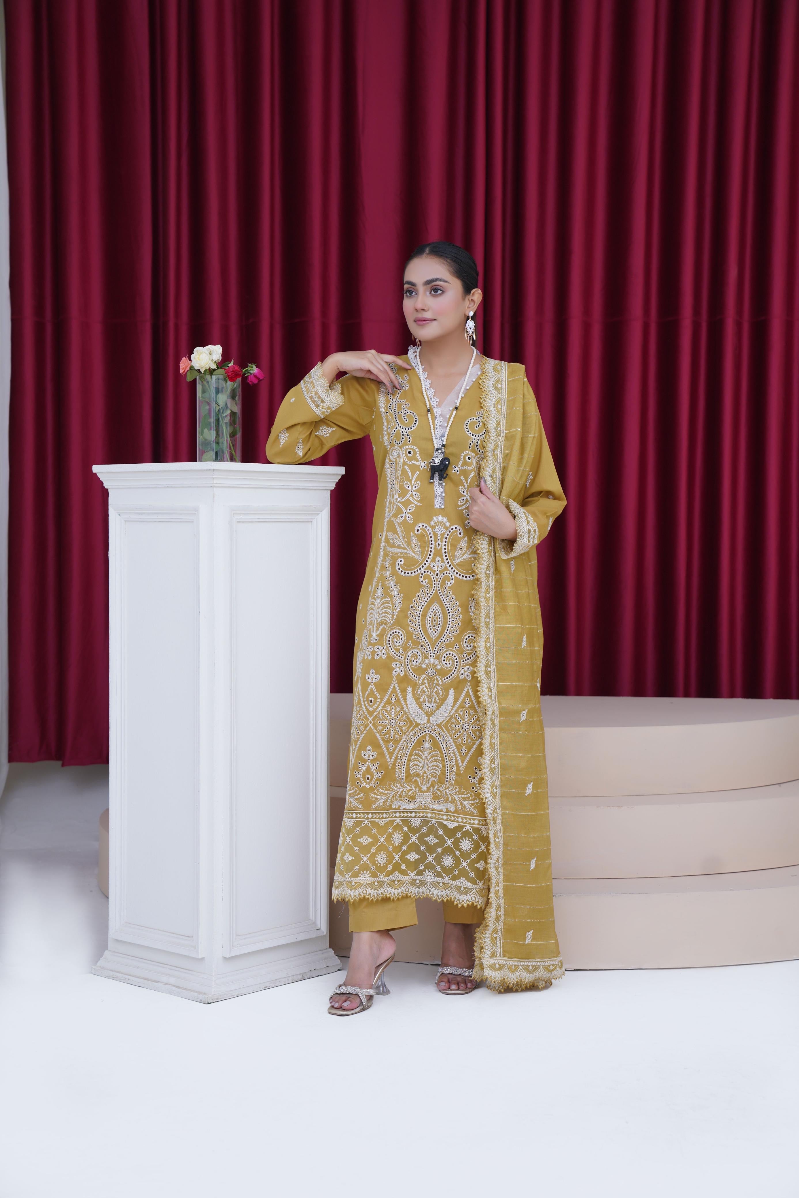 Ghani Creation Embroidered Luxury Lawn 25’