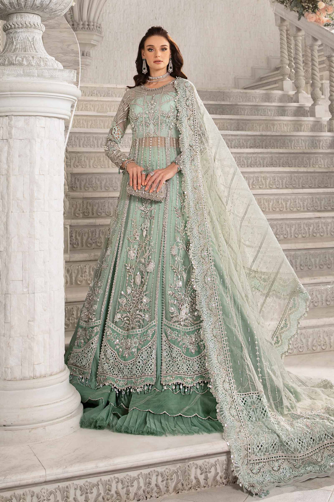 Maria B Luxury Embroidered Suit