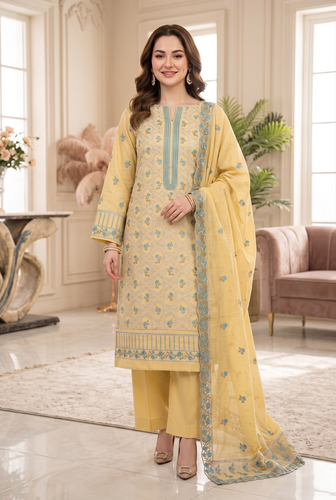 Embroidered Luxury Winter Creation 26'