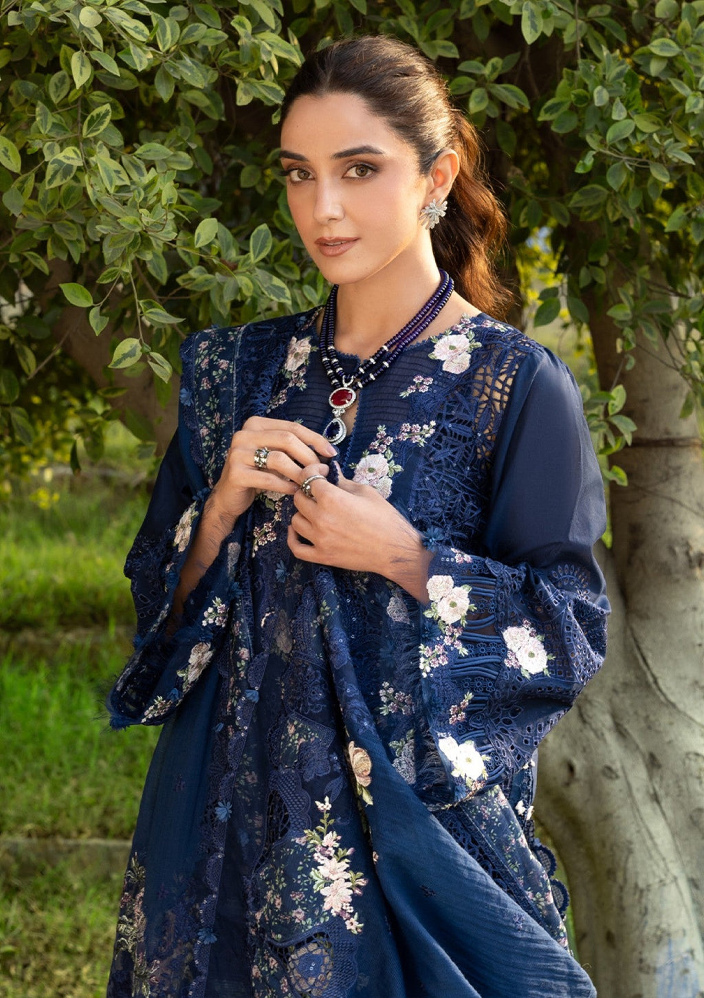 Elaf Premium Embroidered Lawn Dress