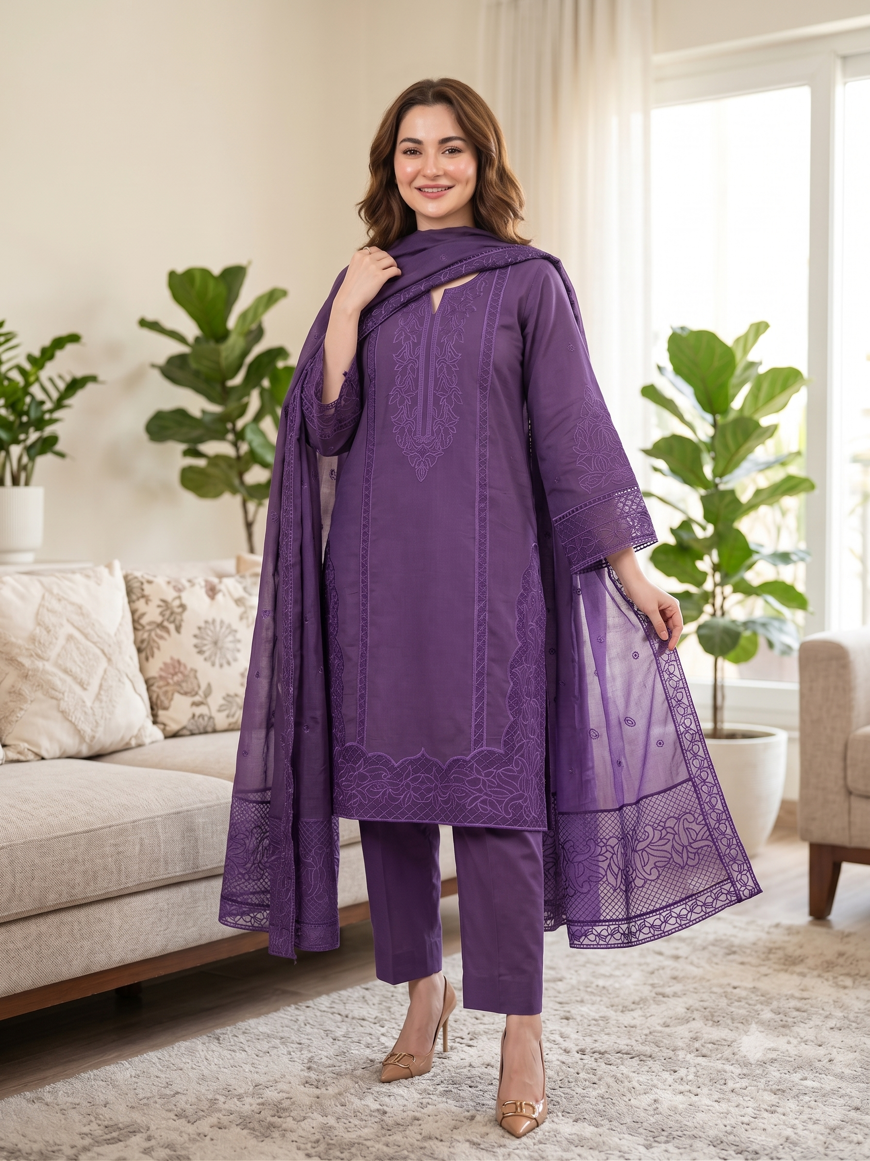 Ghani Embroidered Luxury Lawn