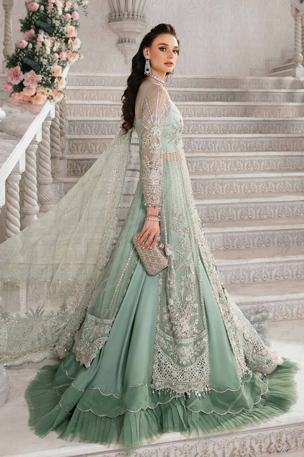 Maria B Luxury Embroidered Suit