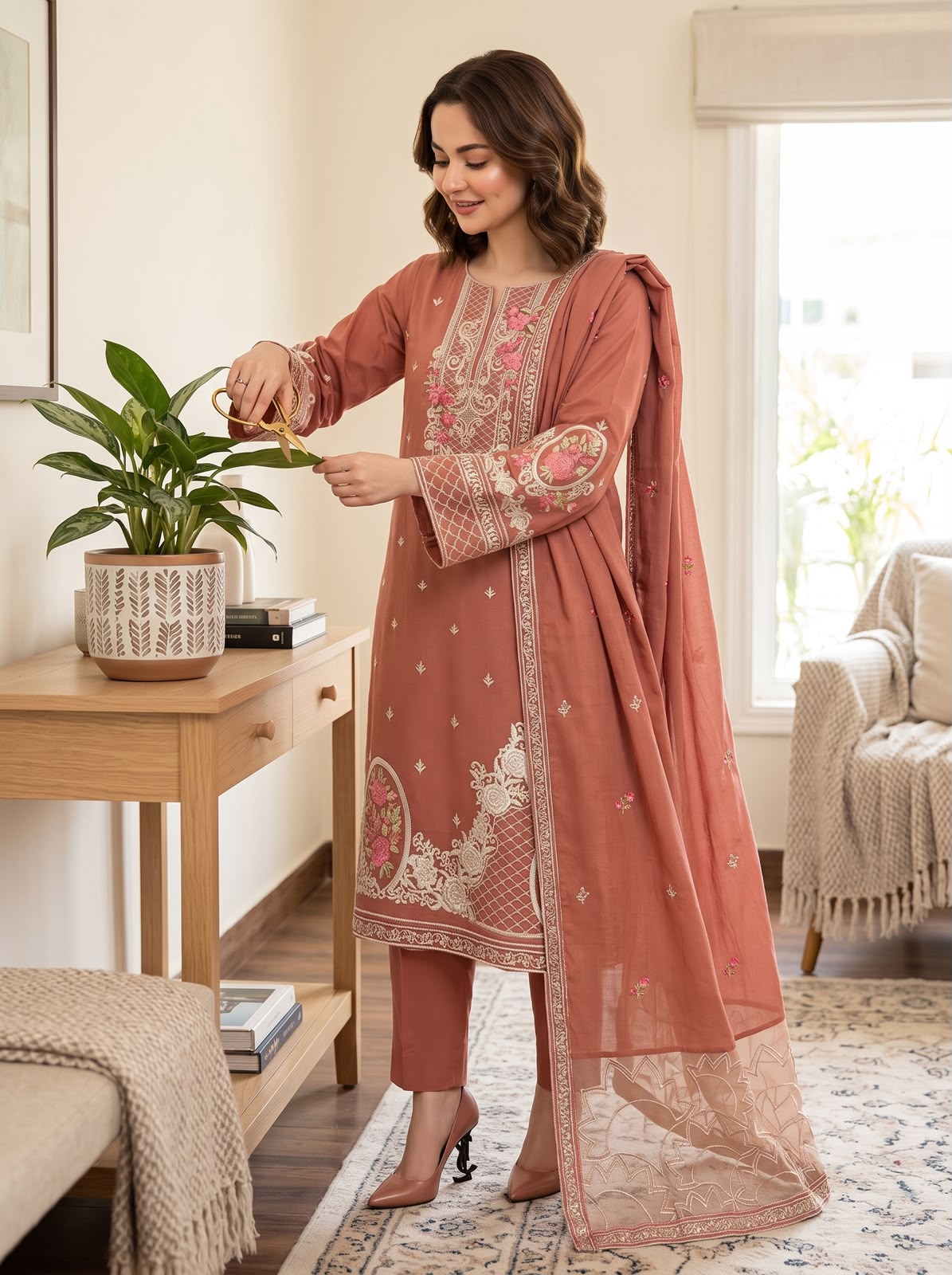 Ghani Embroidered Luxury Lawn