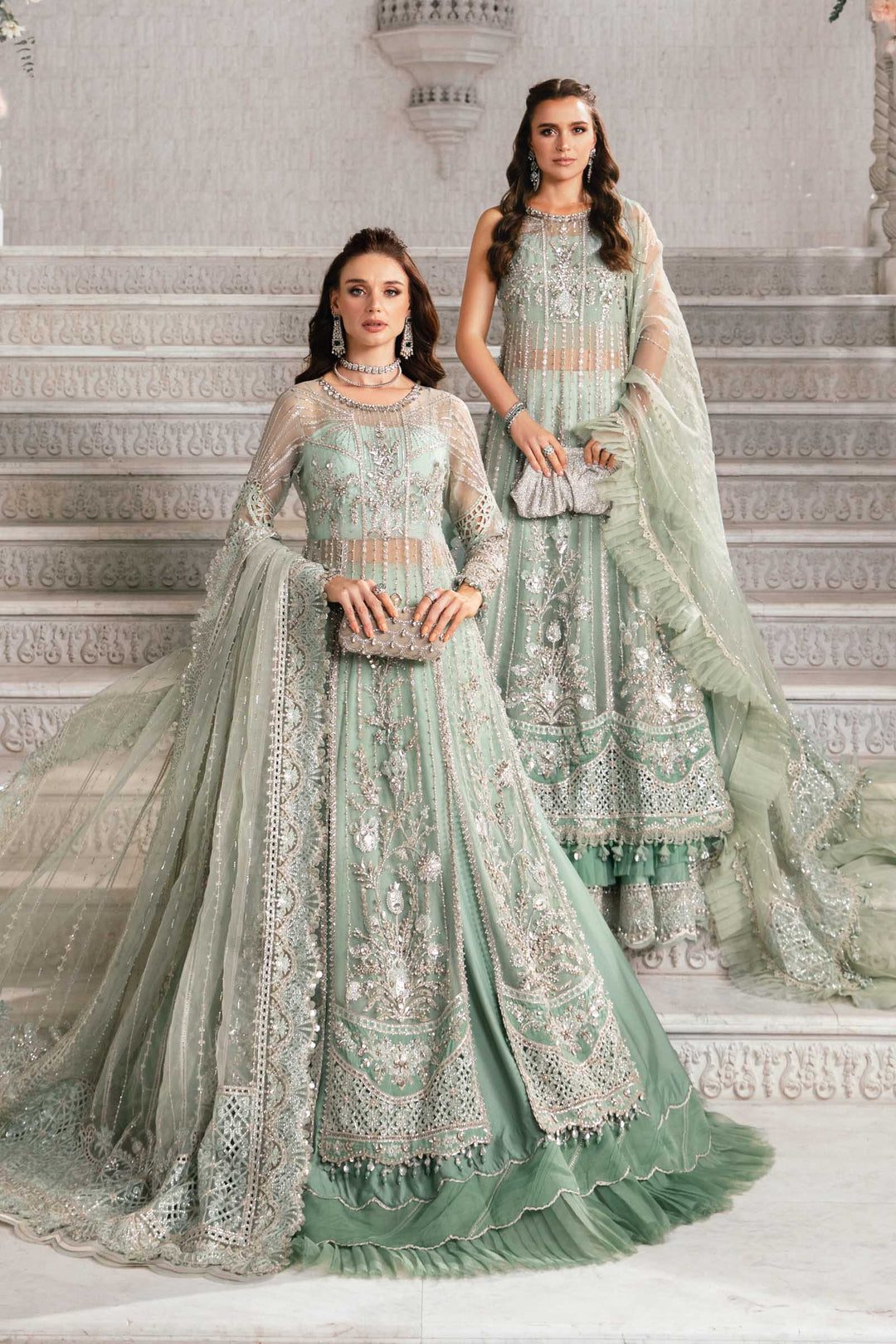 Maria B Luxury Embroidered Suit
