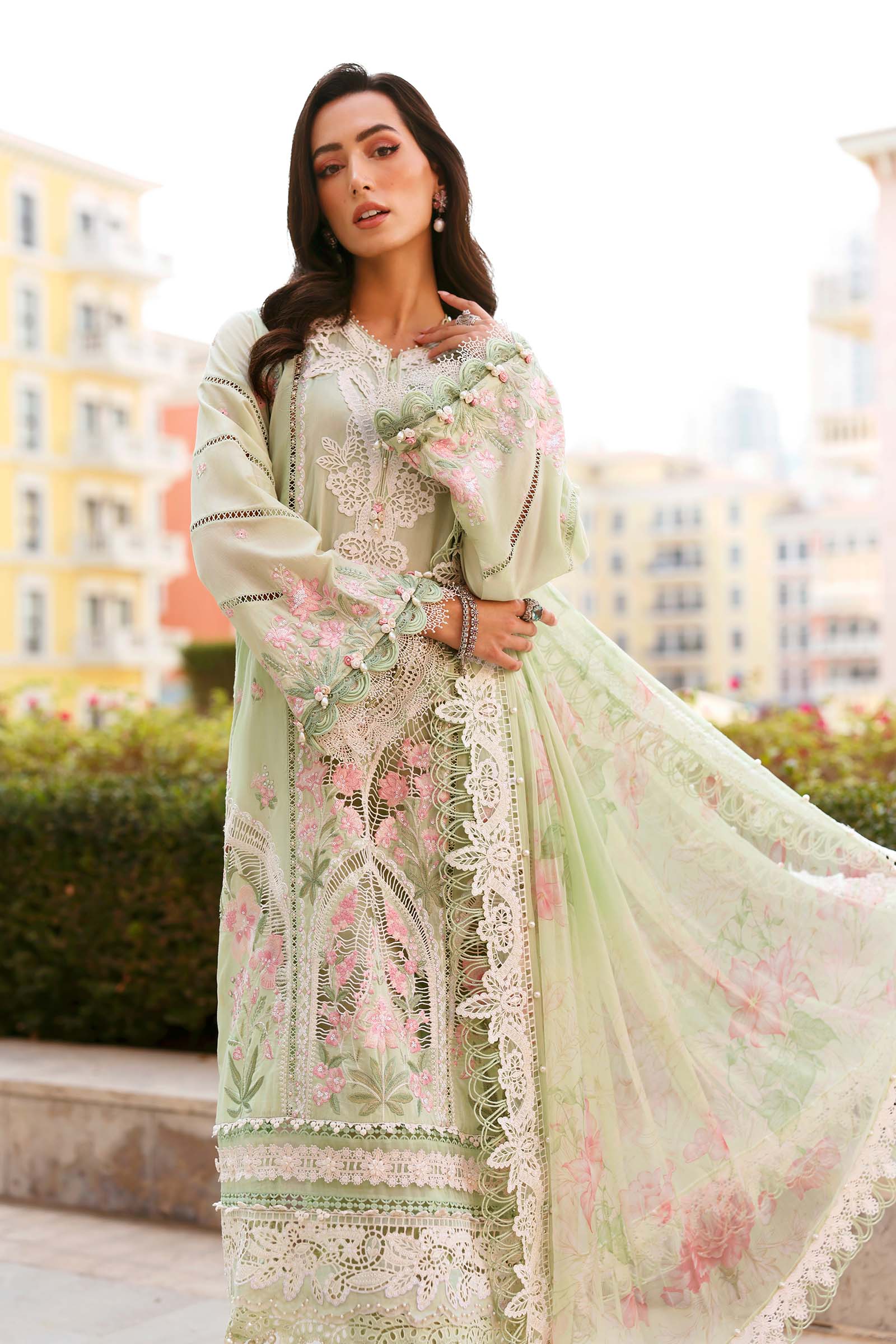 Maria B Embroidered Luxury Lawn