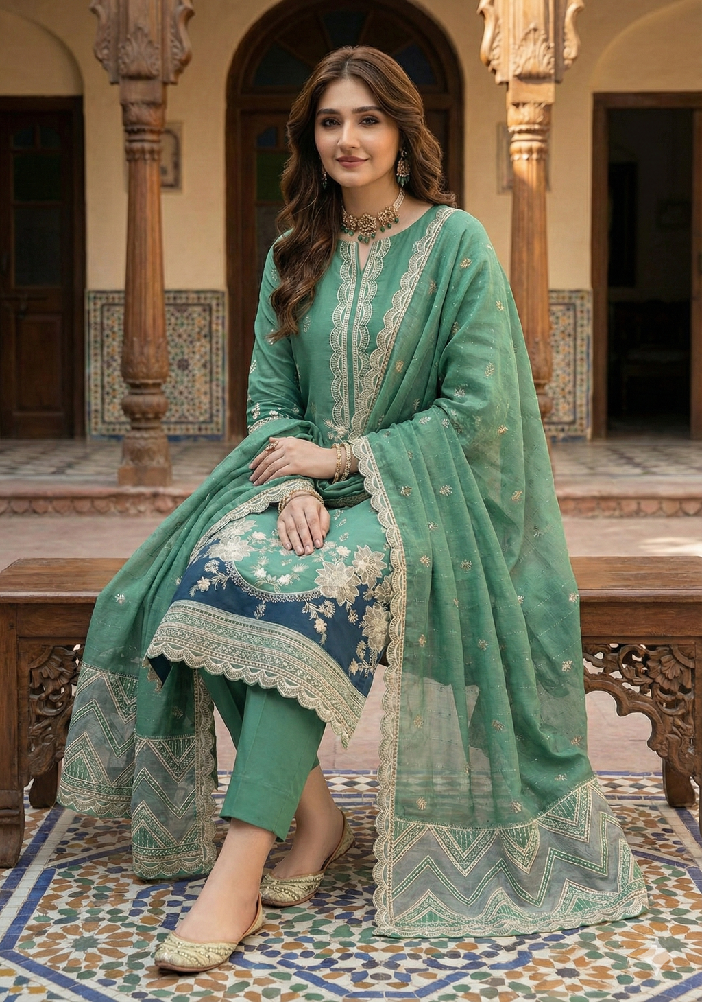 Ghani Creation Lawn 3 Pc Suit
