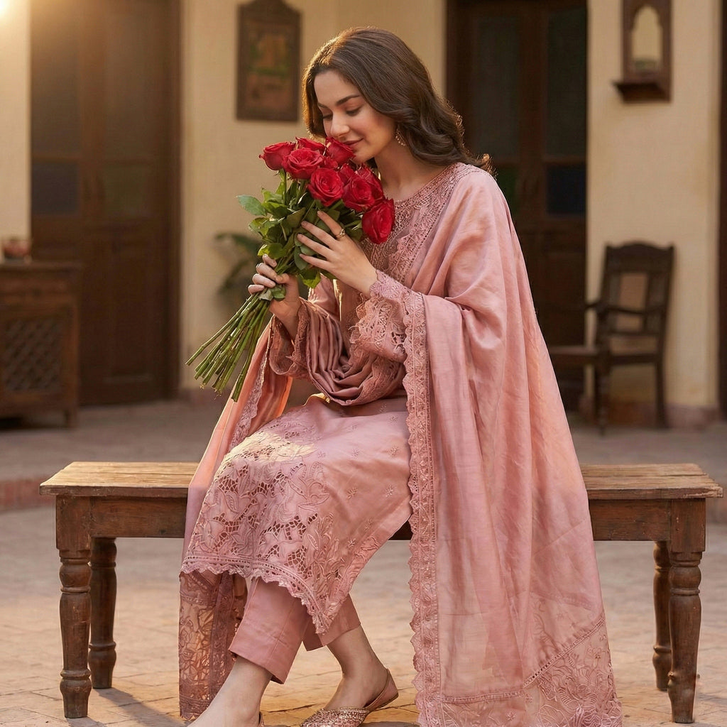 Eid Creation Luxury Silk Suit 26’