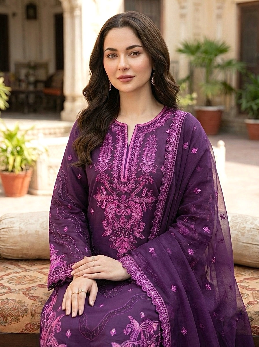 Embroidered Luxury Lawn Eid Edition 26’