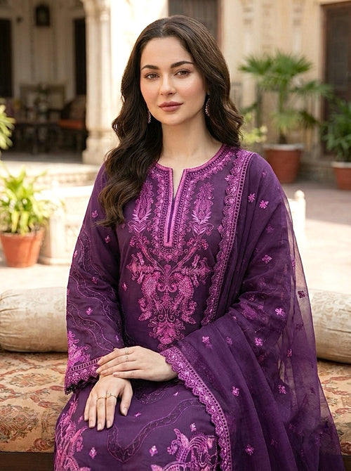 Embroidered Luxury Lawn Eid Edition 26’