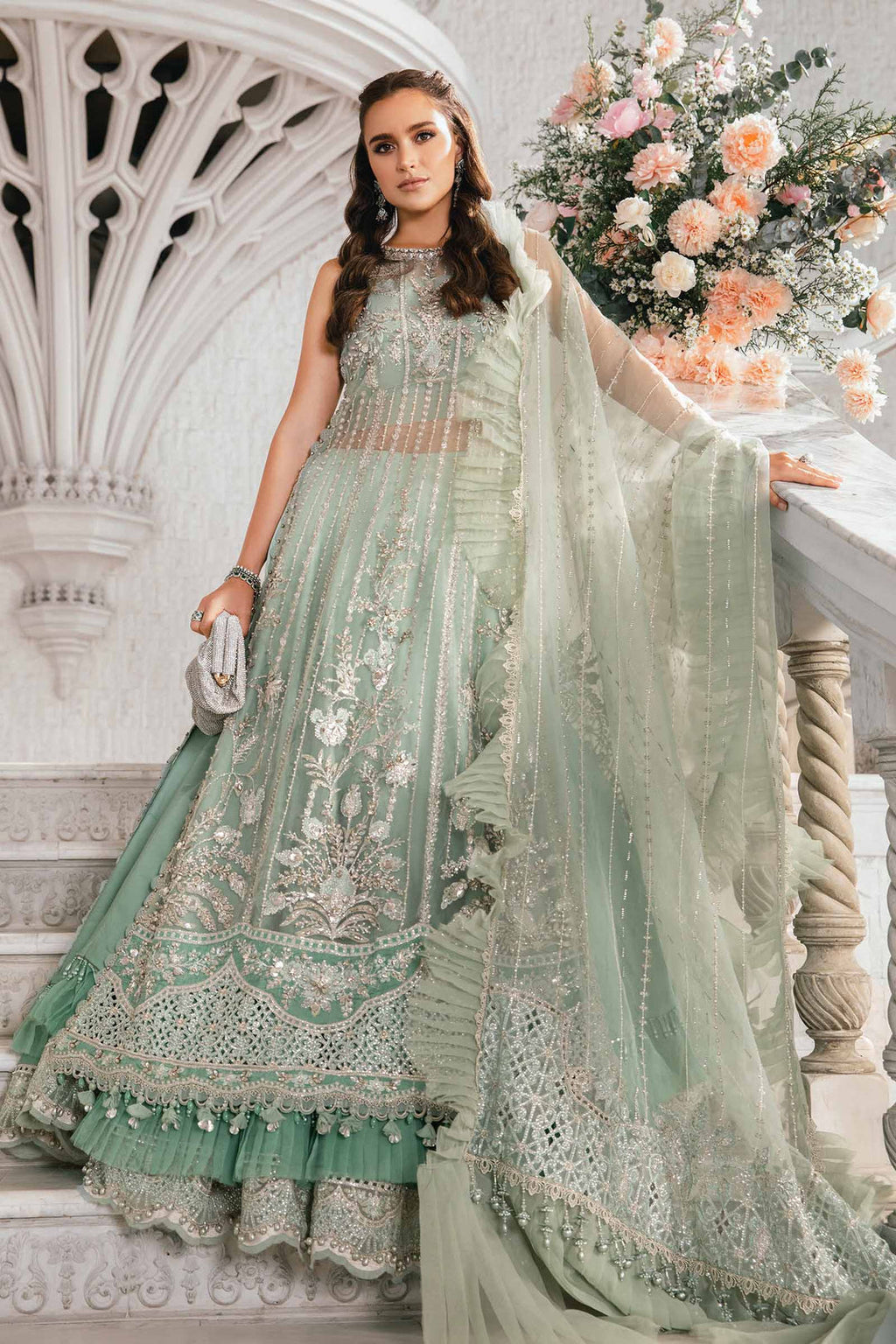 Maria B Luxury Embroidered Suit