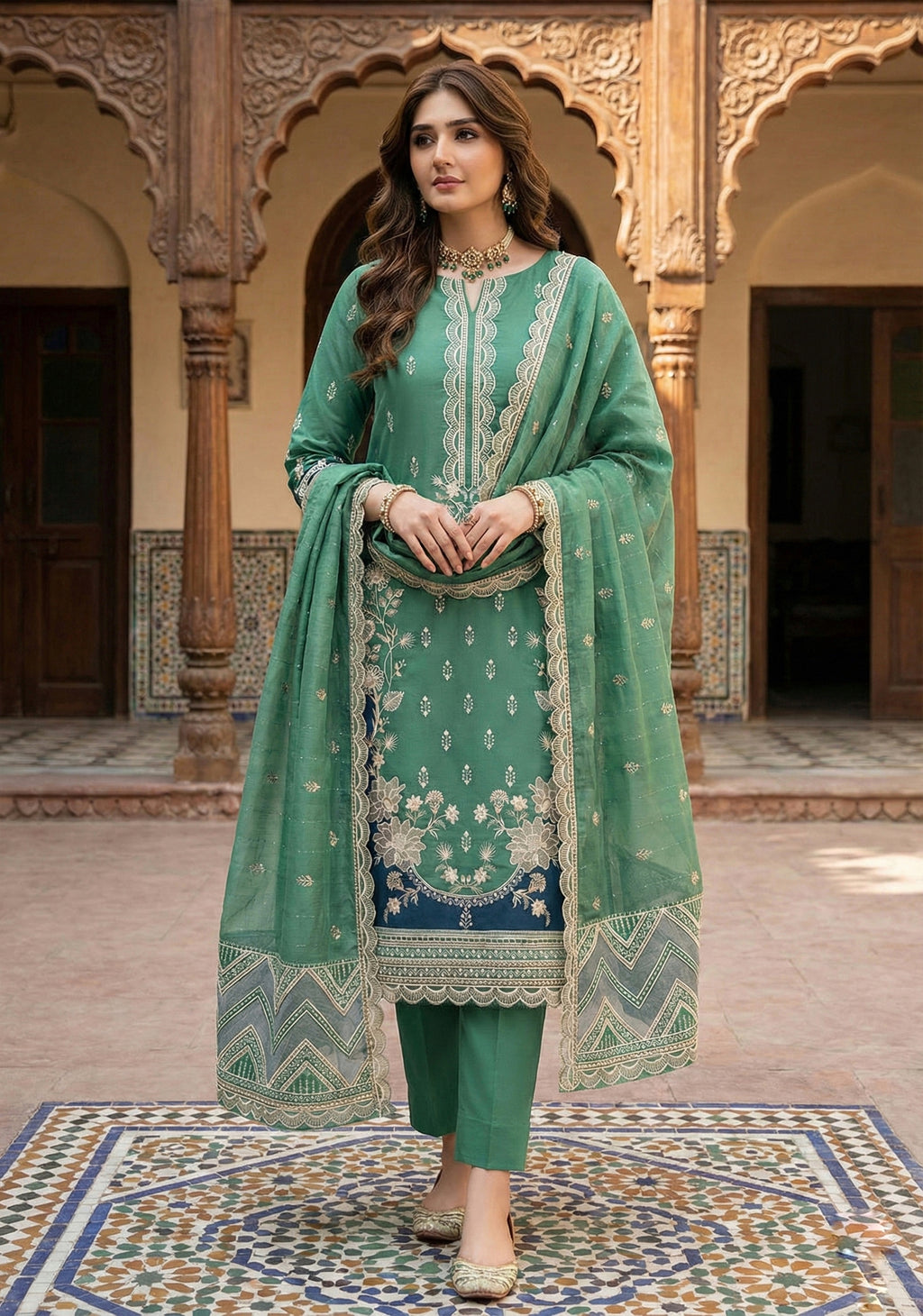 Ghani Creation Lawn 3 Pc Suit