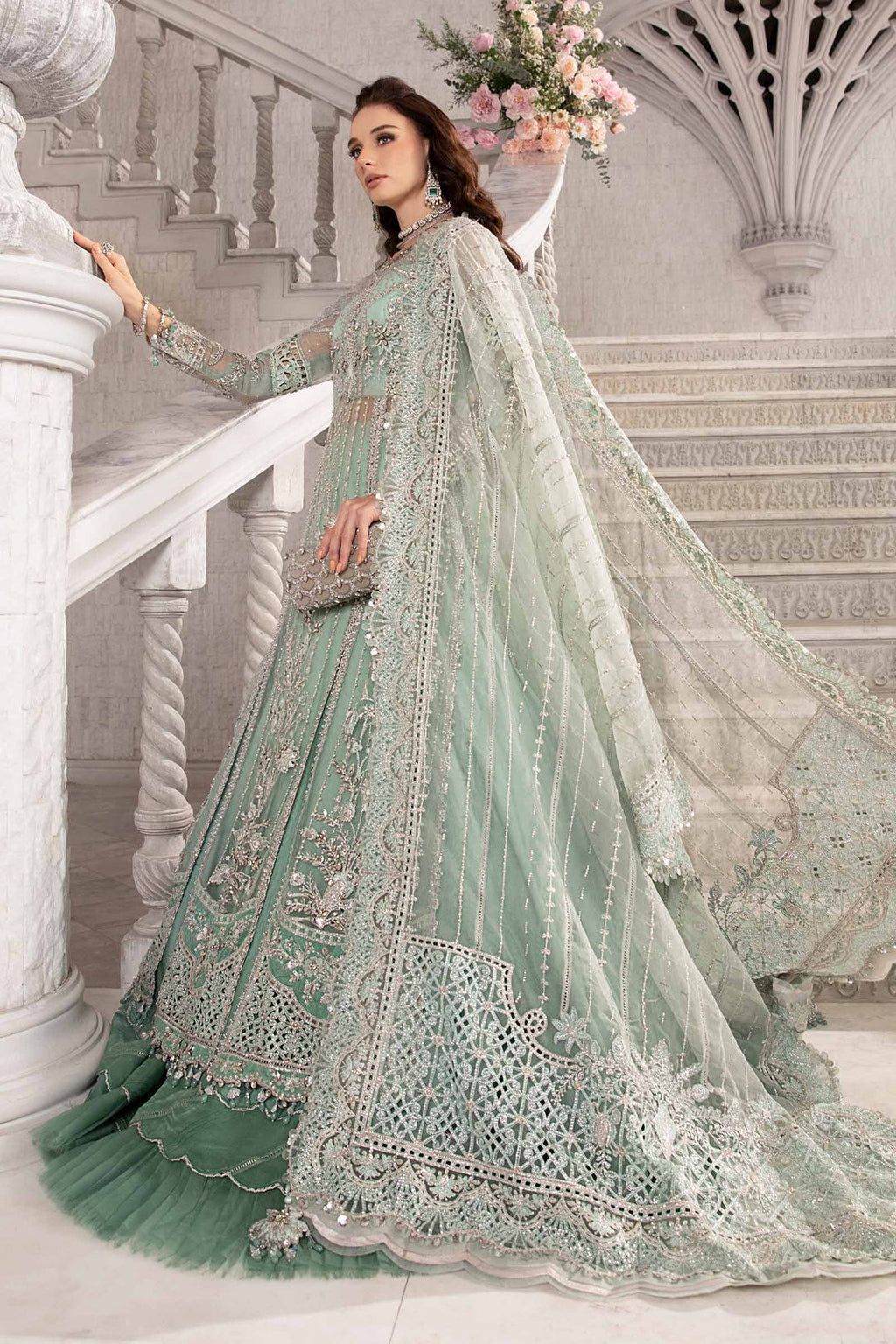 Maria B Luxury Embroidered Suit