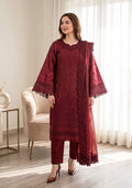 Embroidered Shamooz Silk Luxury Dress