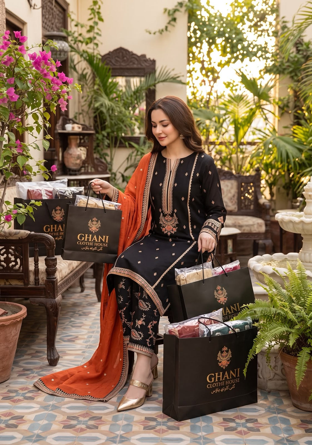 Ghani Embroidered Luxury Lawn