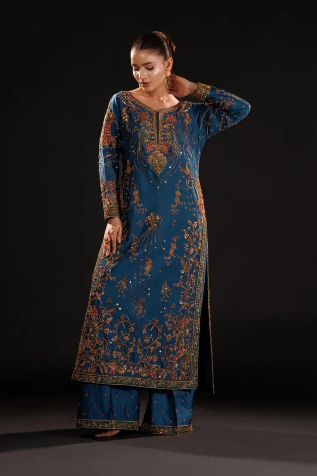 Azure Embroidered Luxury Bridal Collection