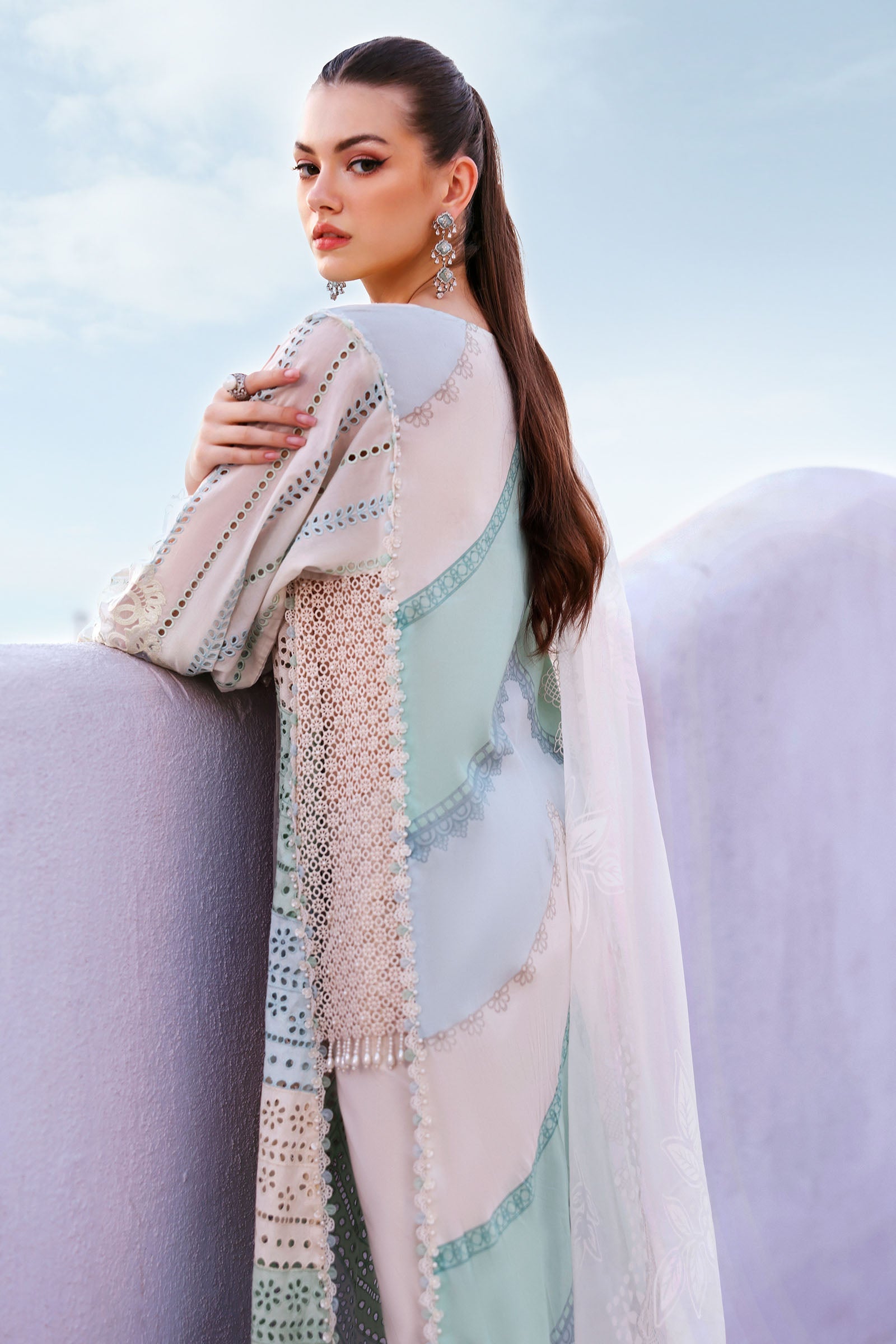 Maria B Embroidered Luxury Lawn Eid Edition 26’
