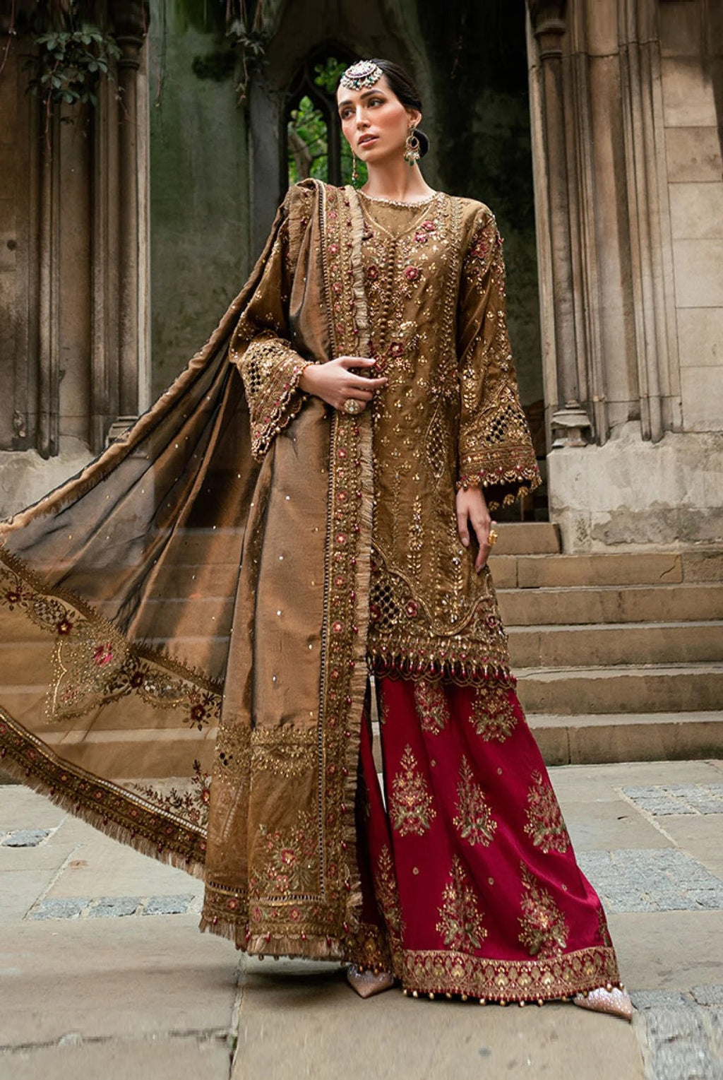 Maria B Luxury Hand Made Silk Suit
