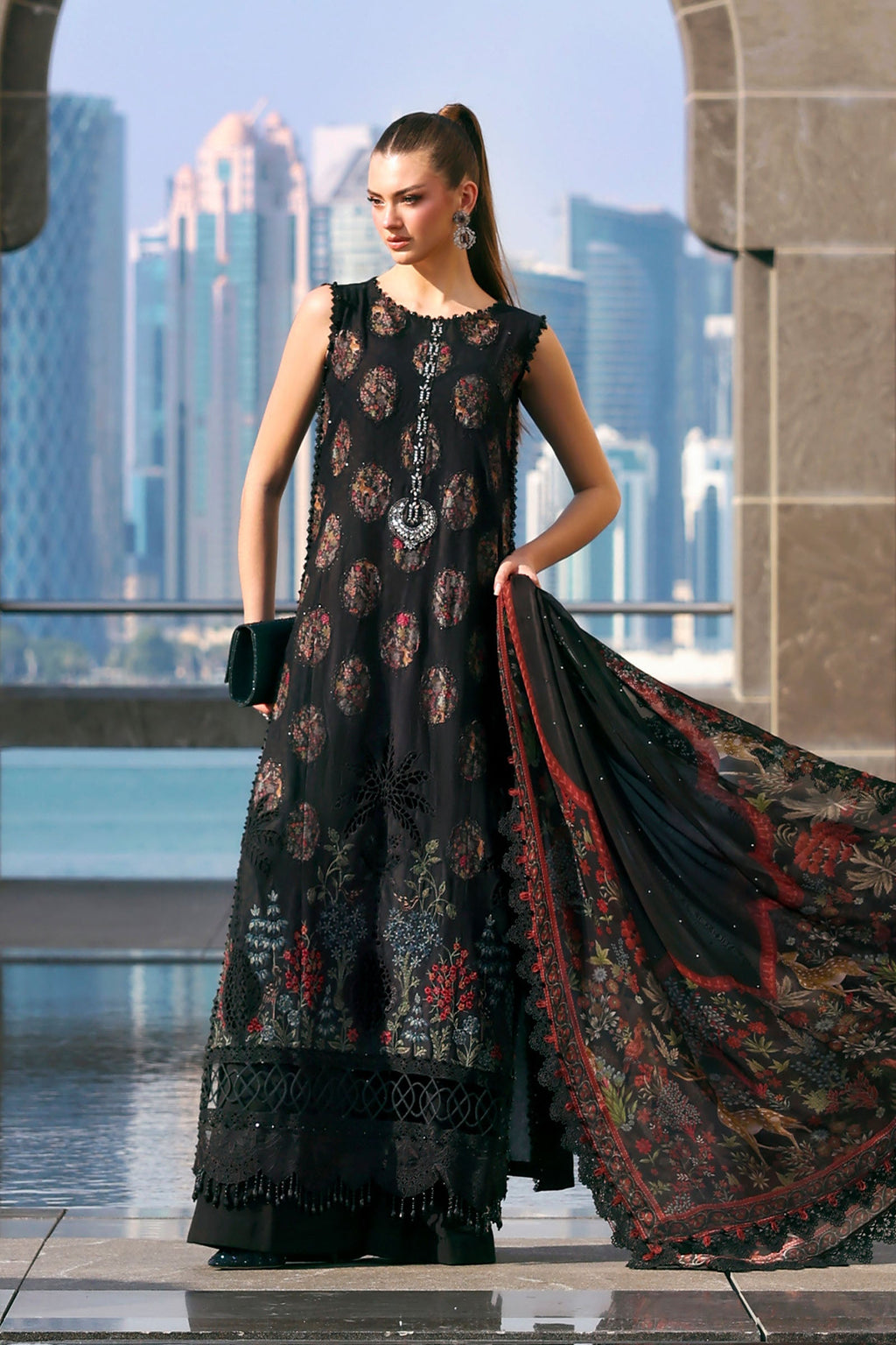 Maria B Embroidered Luxury Lawn