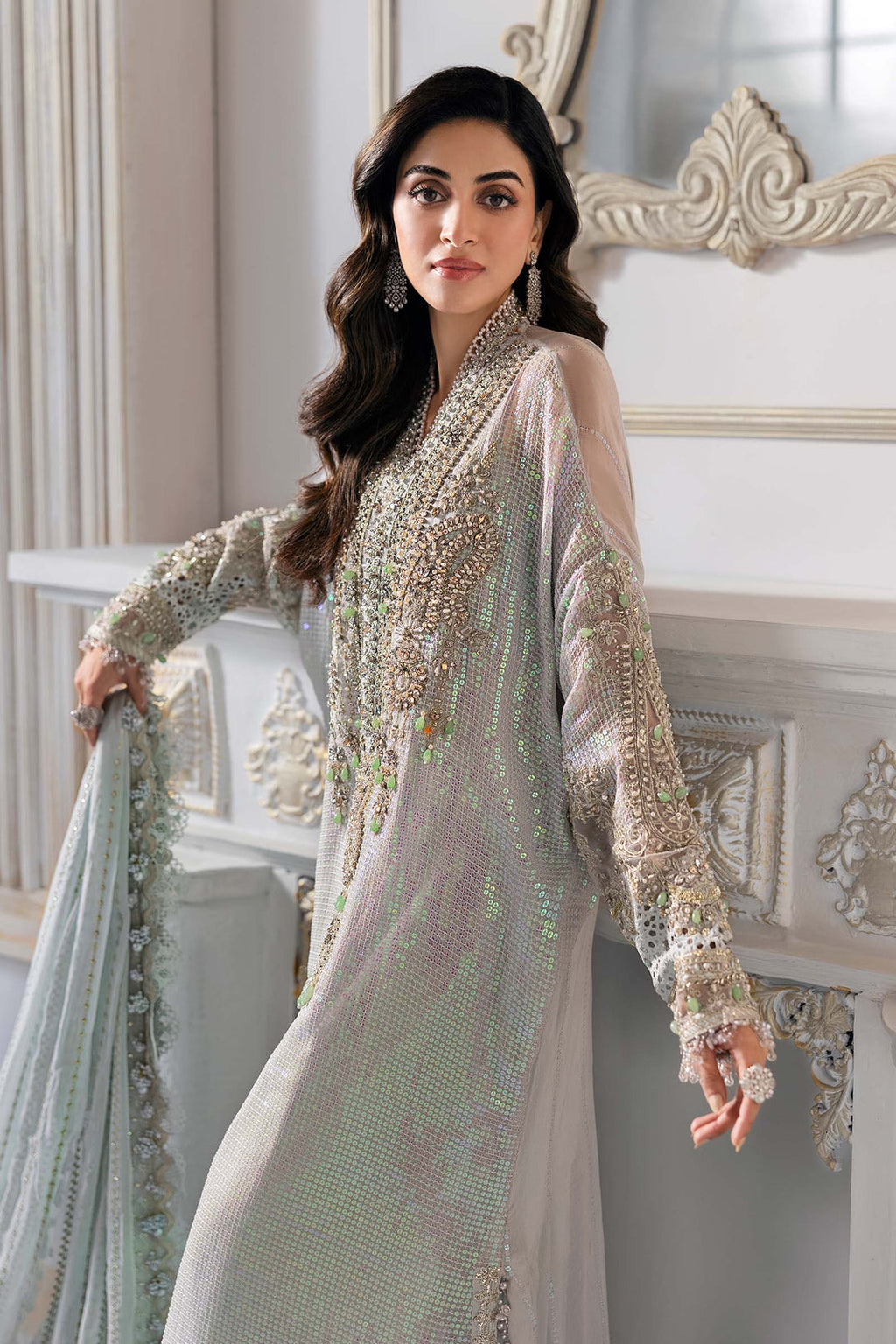 Maria B Luxury Embroidered Chiffon
