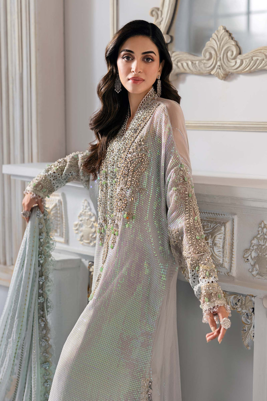 Maria B Luxury Embroidered Chiffon