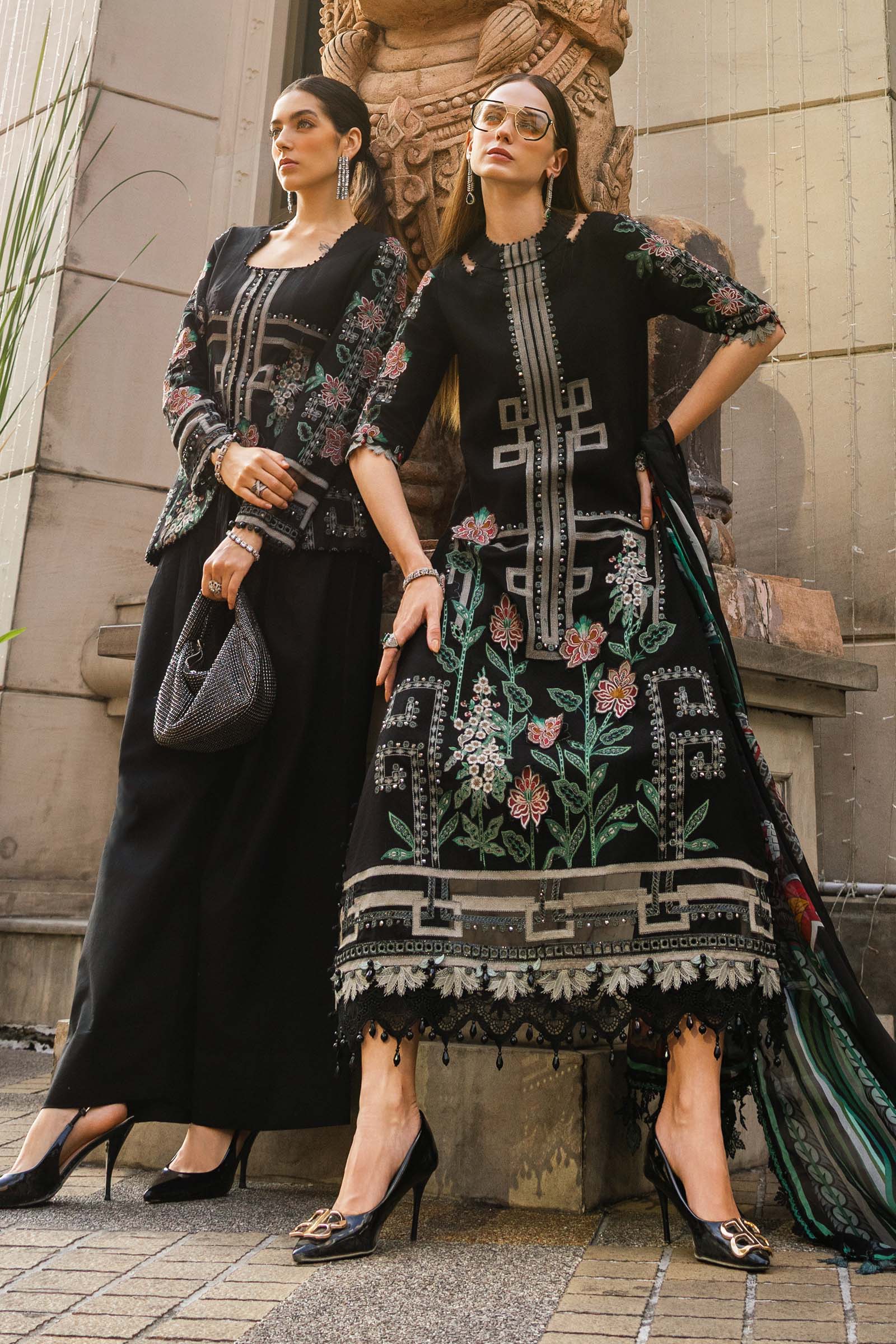 Maria B Embroidered Luxury Lawn
