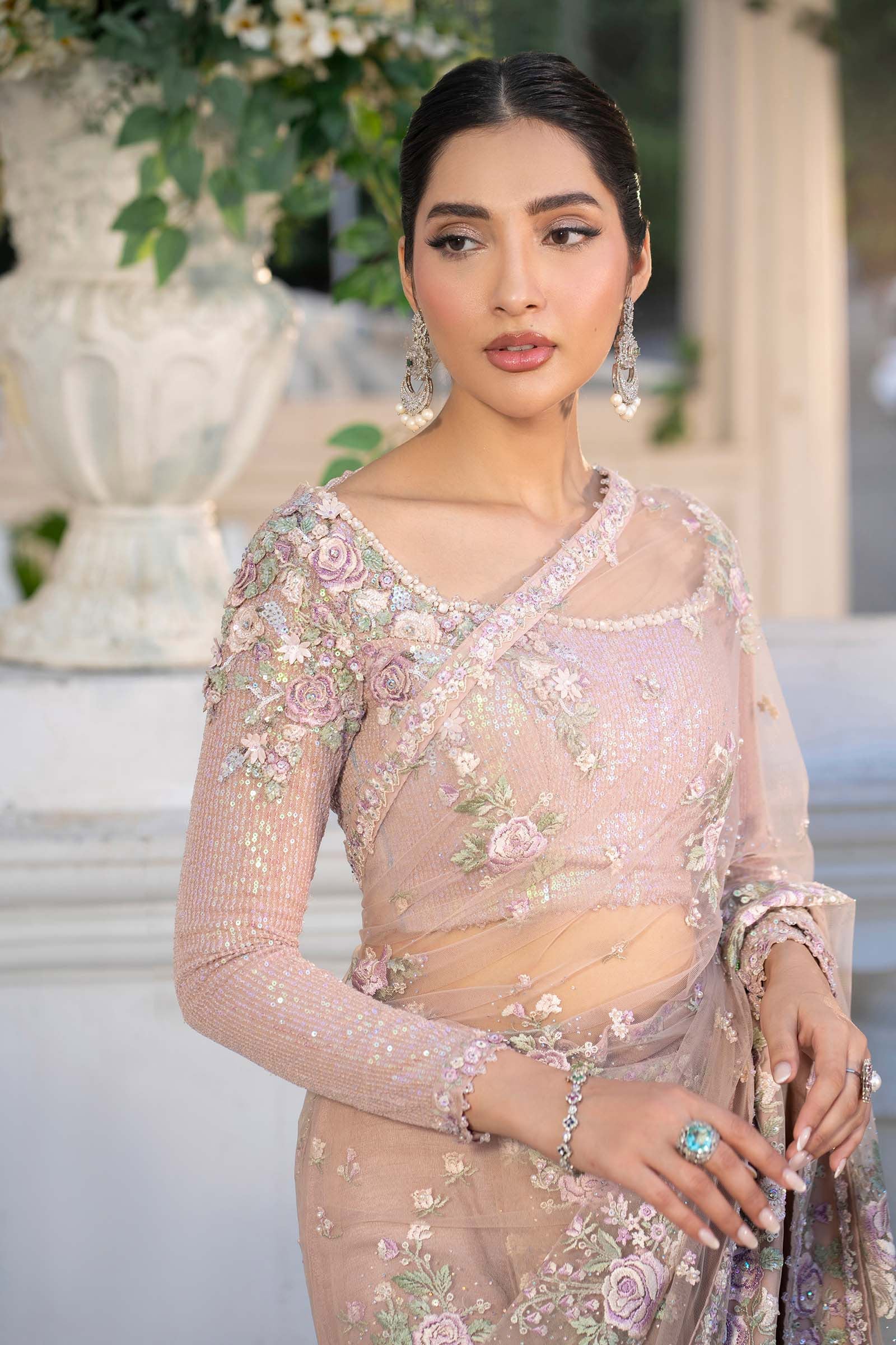 Maria B Luxury Embroidered Saree