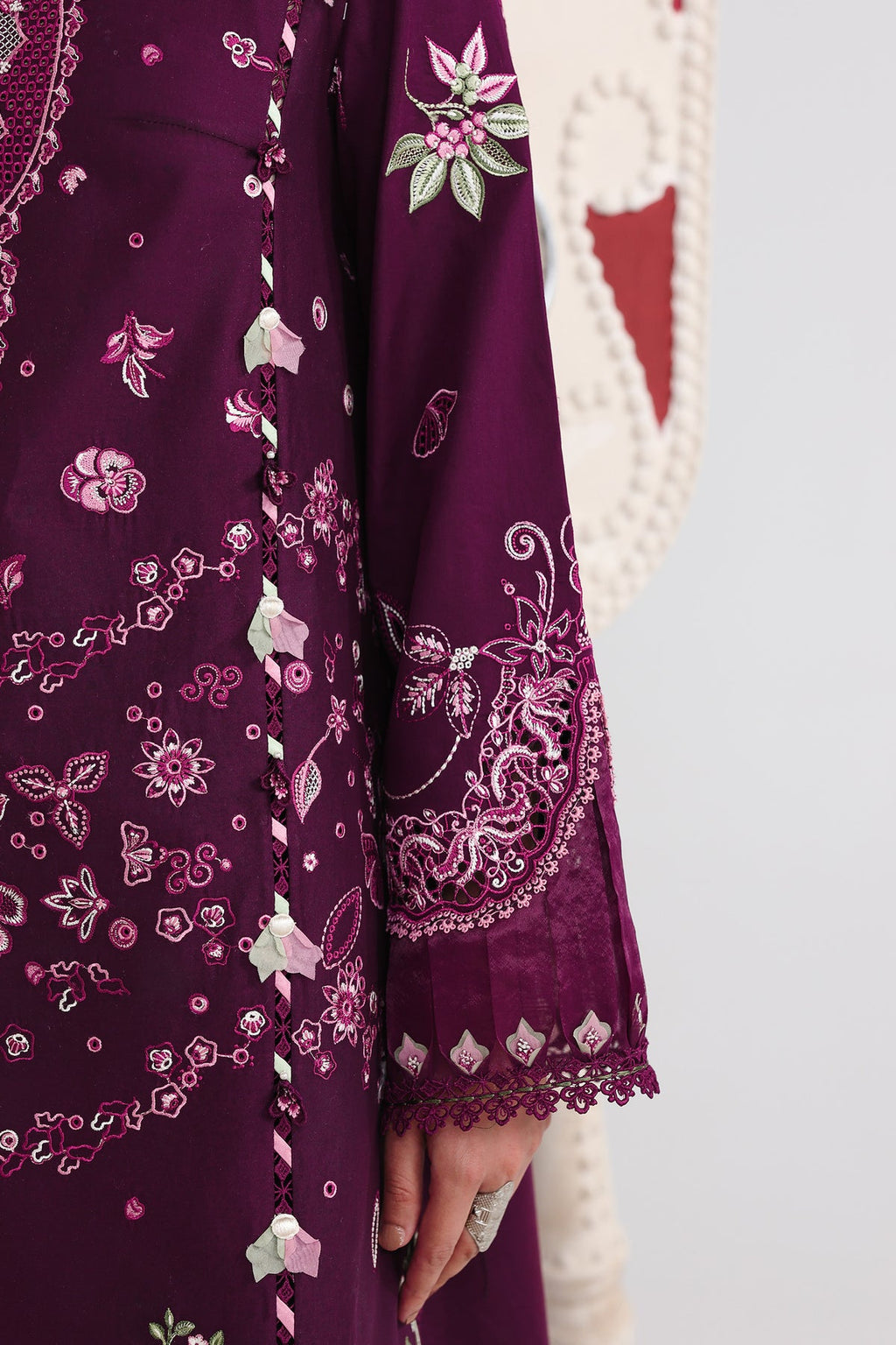 Qalamkar Embroidered Luxury Lawn