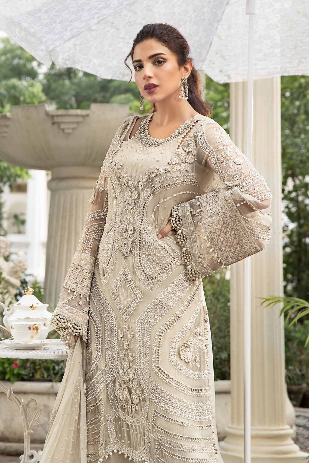 Maria B Embroidered Latest Chiffon