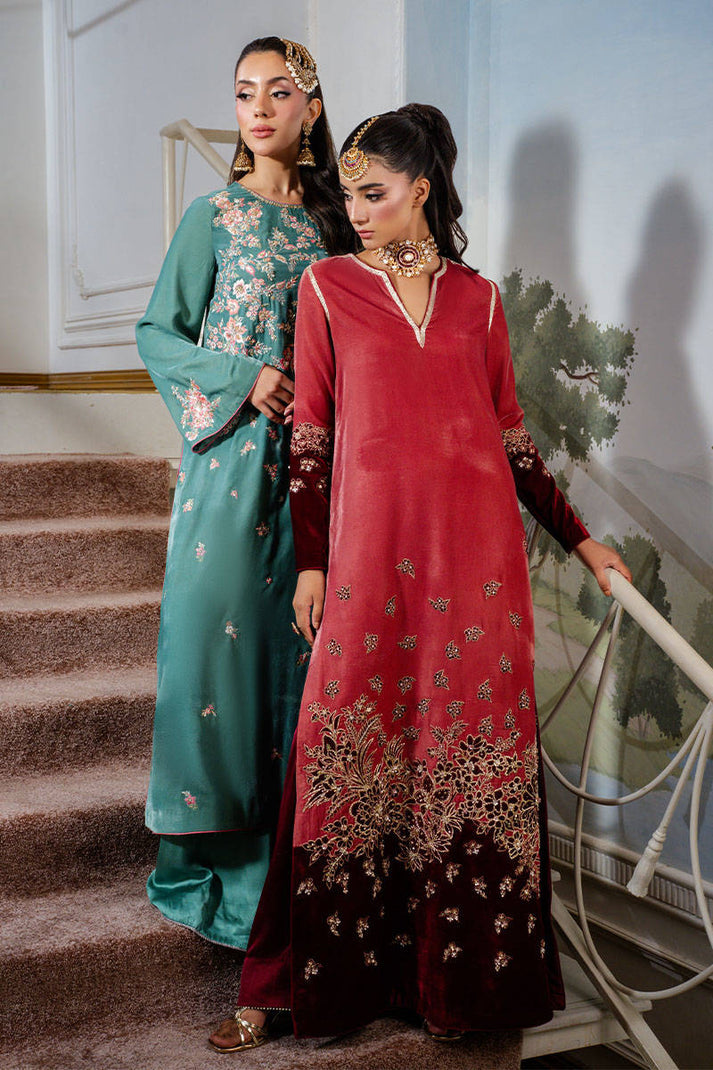 Cherry Wine Designer Wear Dress