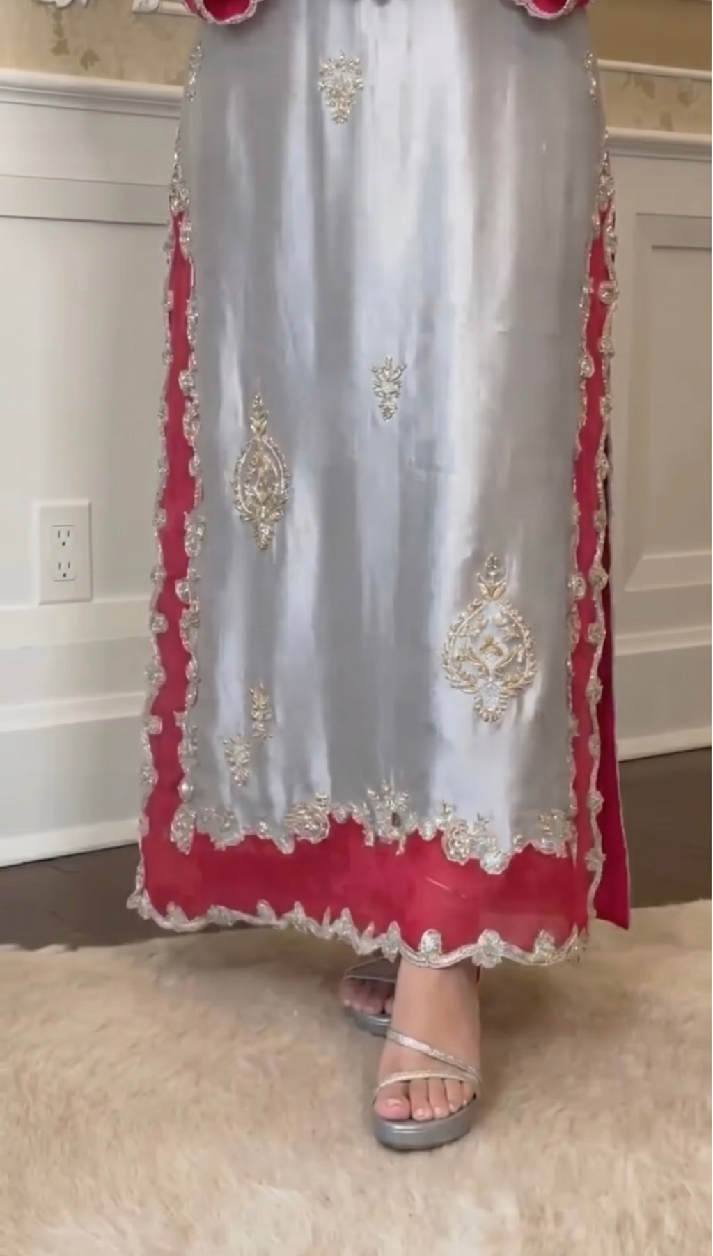 Luxury Hand Made Sheesha Silk Shirt