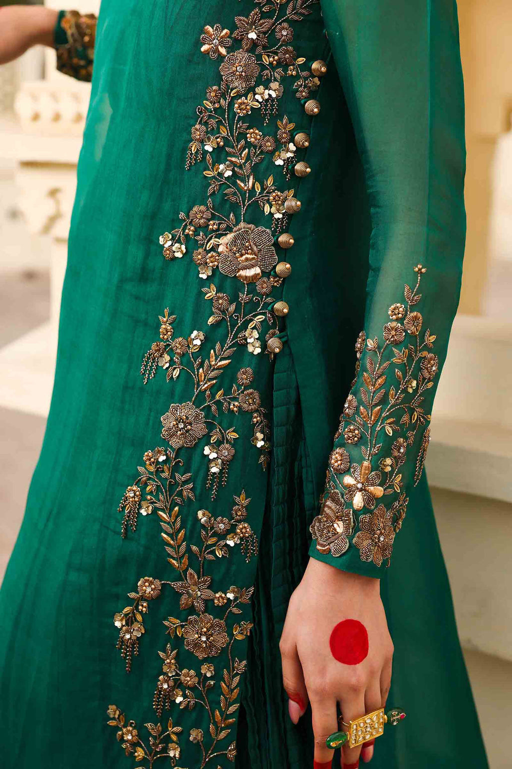 Maria B Unstitched Handwork Suit