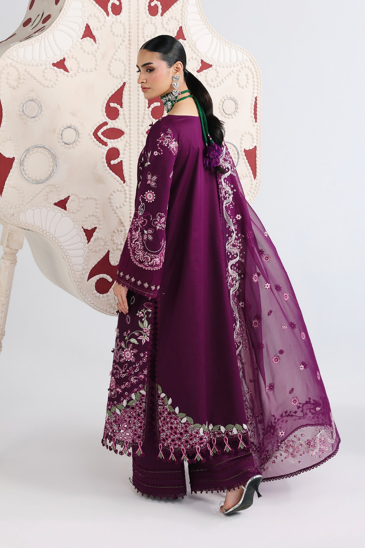 Qalamkar Embroidered Luxury Lawn