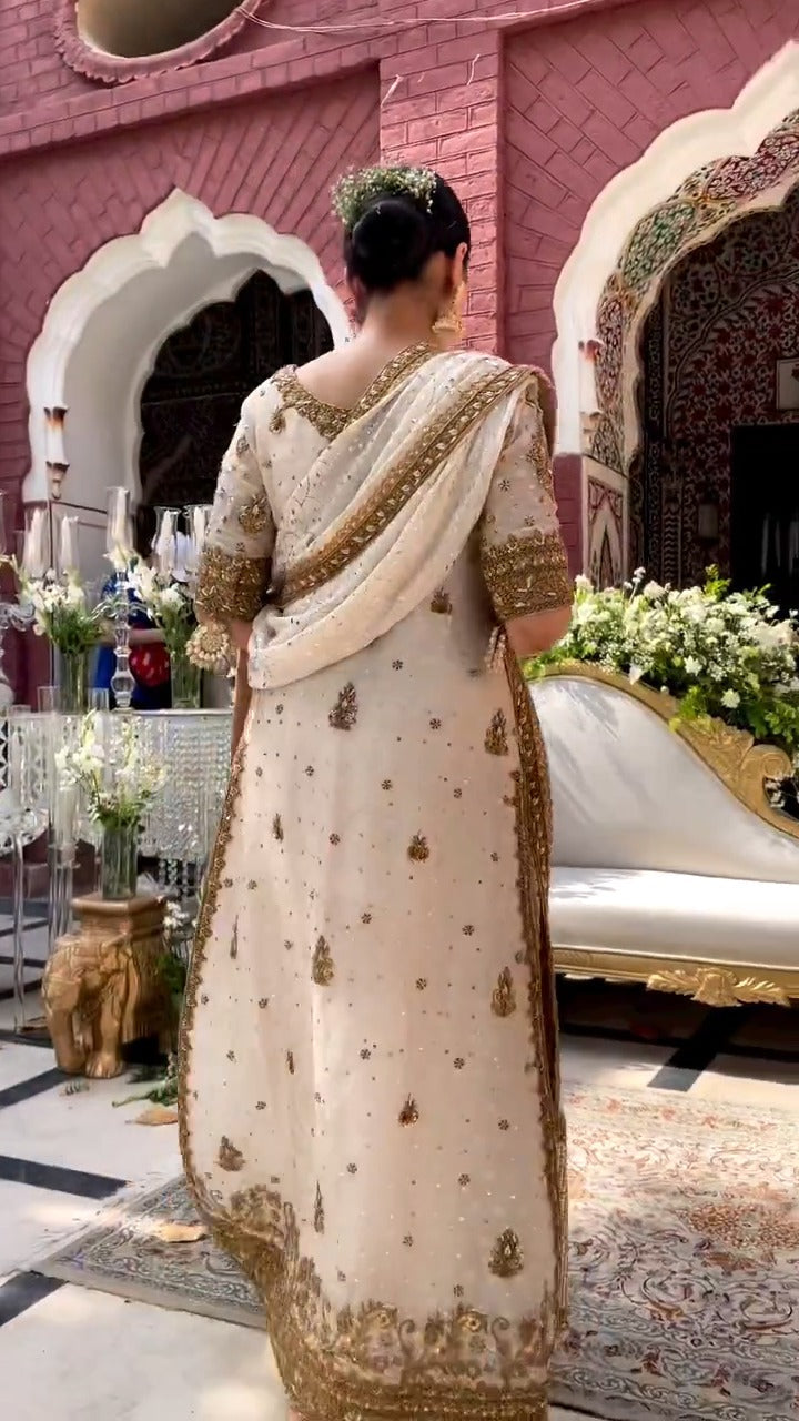 Haris Shakeel Handmade 3 Pc Suit