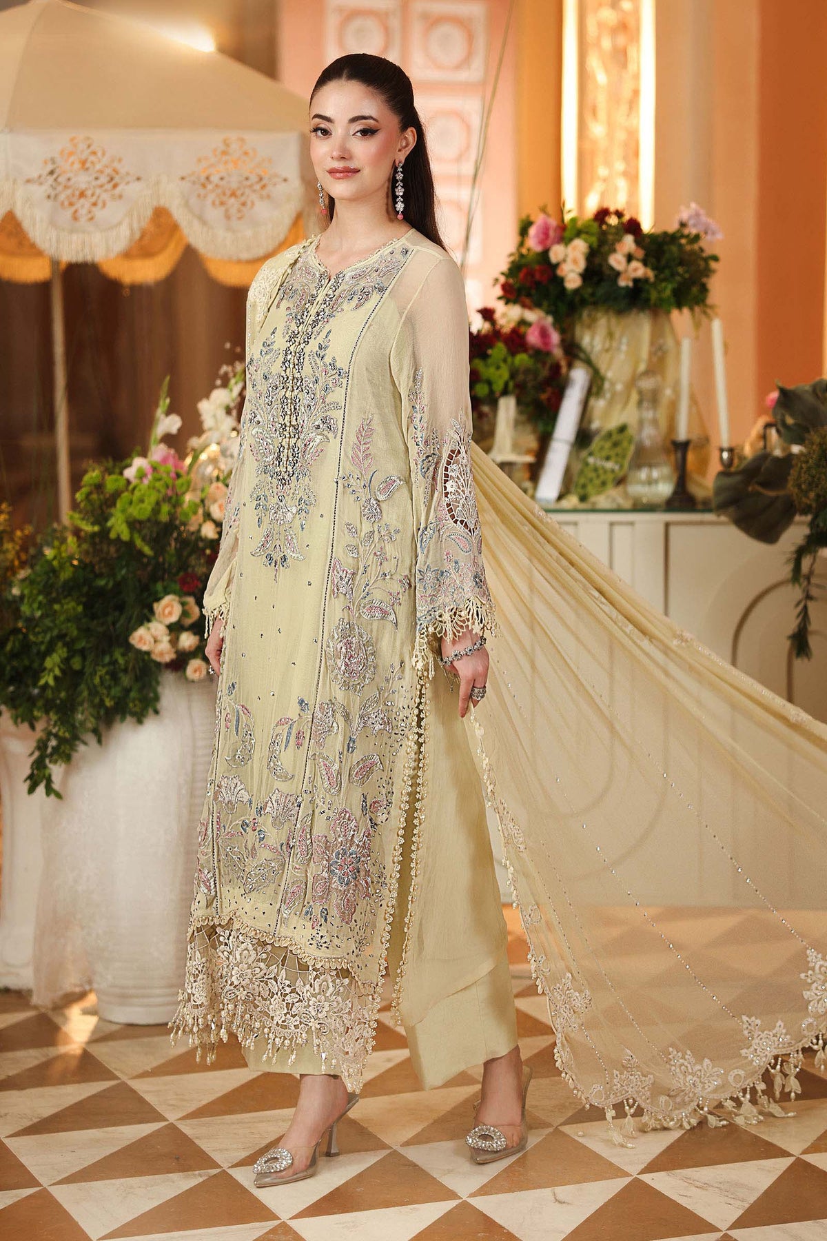 Maria B Embroidered Luxury Chiffon