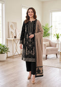 Embroidered Luxury Winter Creation