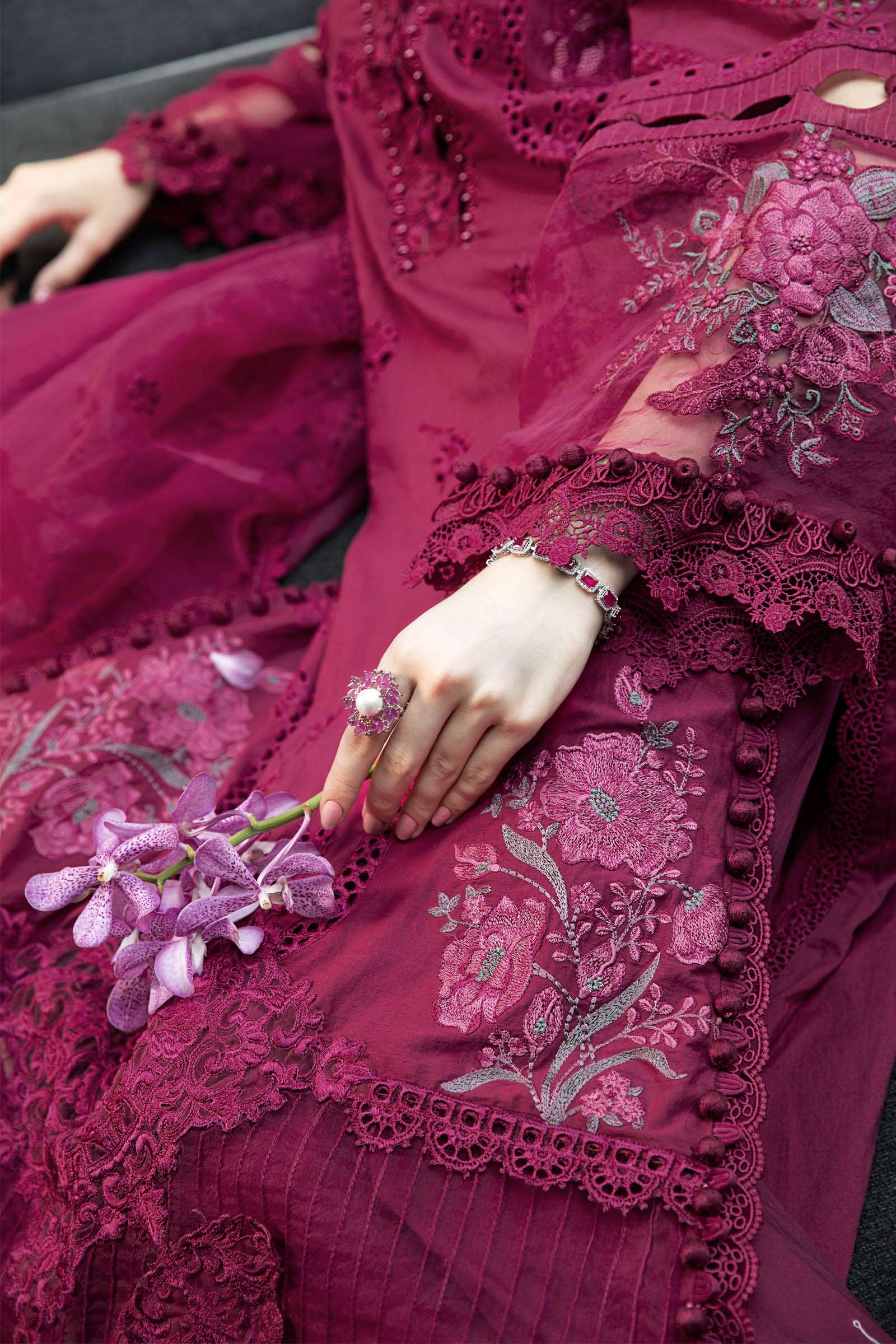 Maria B Embroidered Luxury Lawn