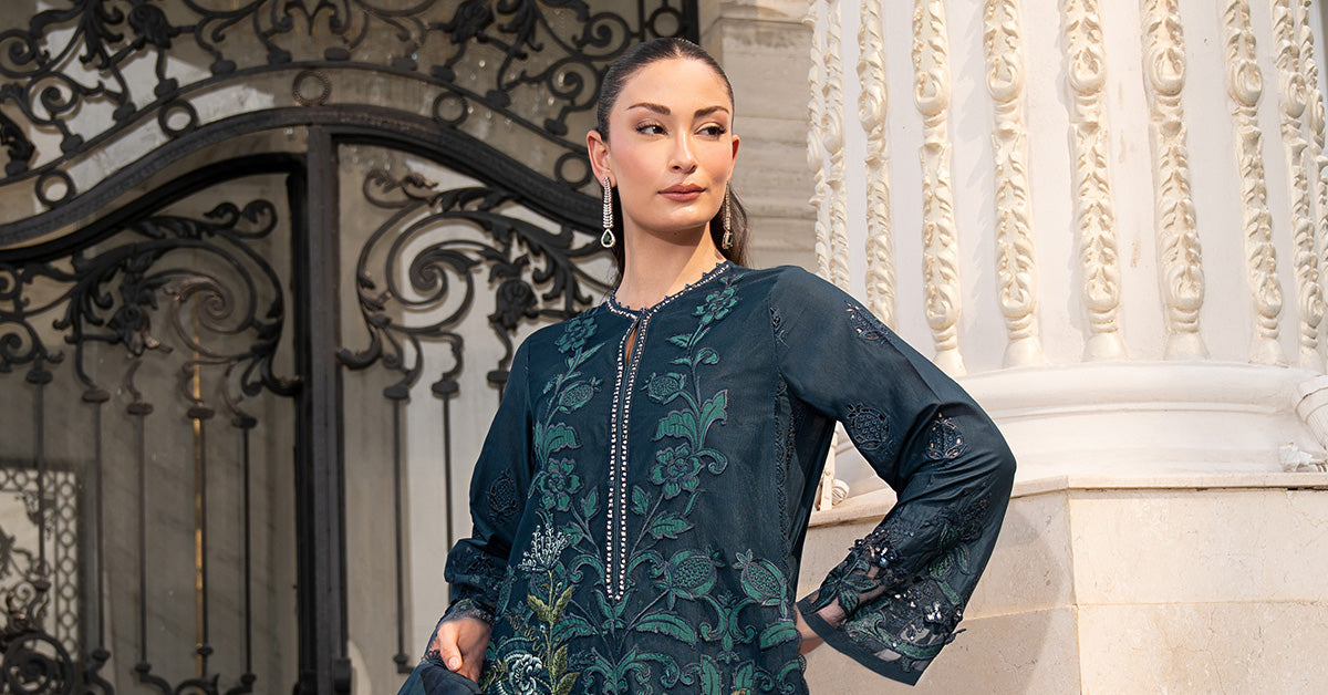 Maria B Embroidered Luxury Lawn