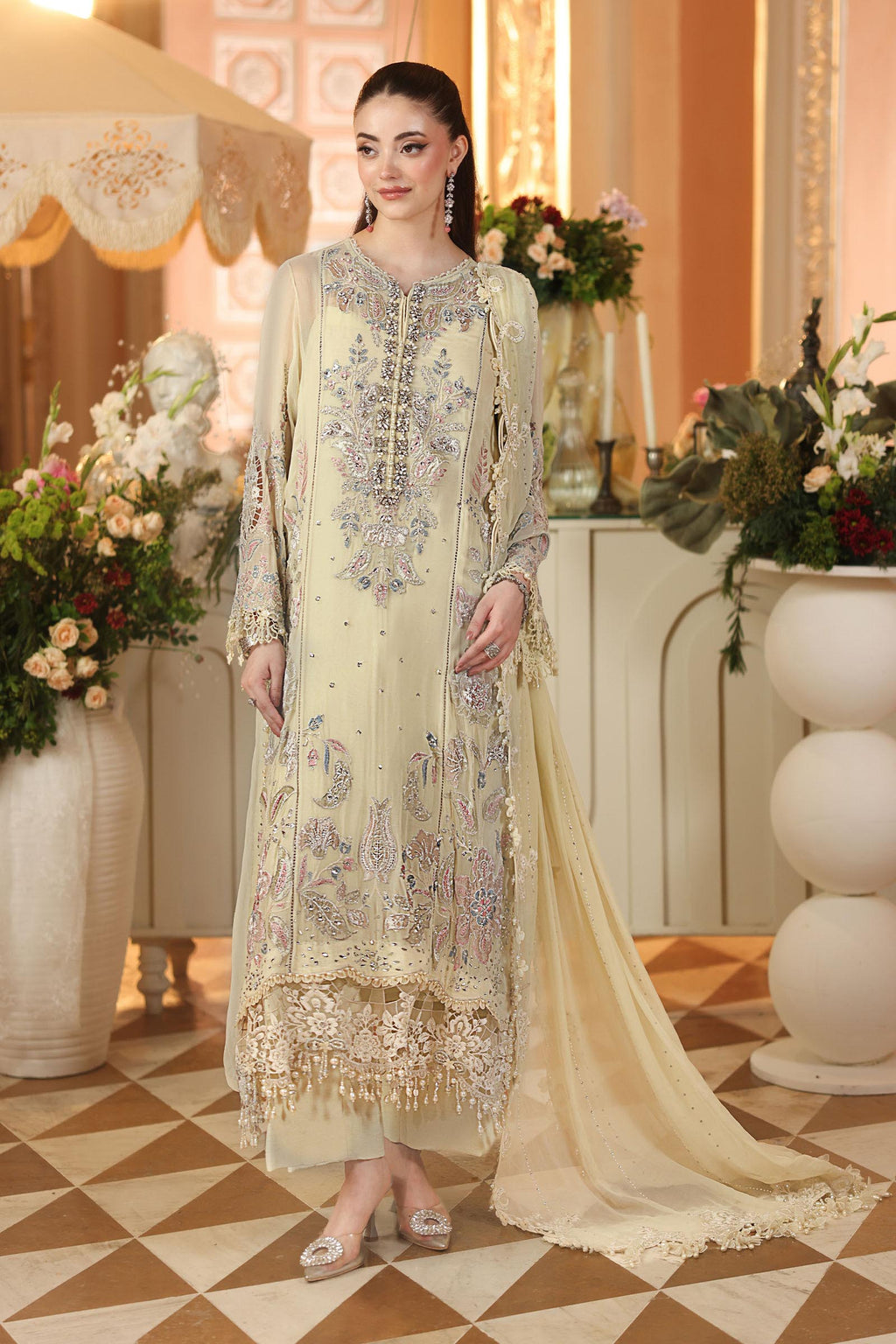 Maria B Embroidered Luxury Chiffon